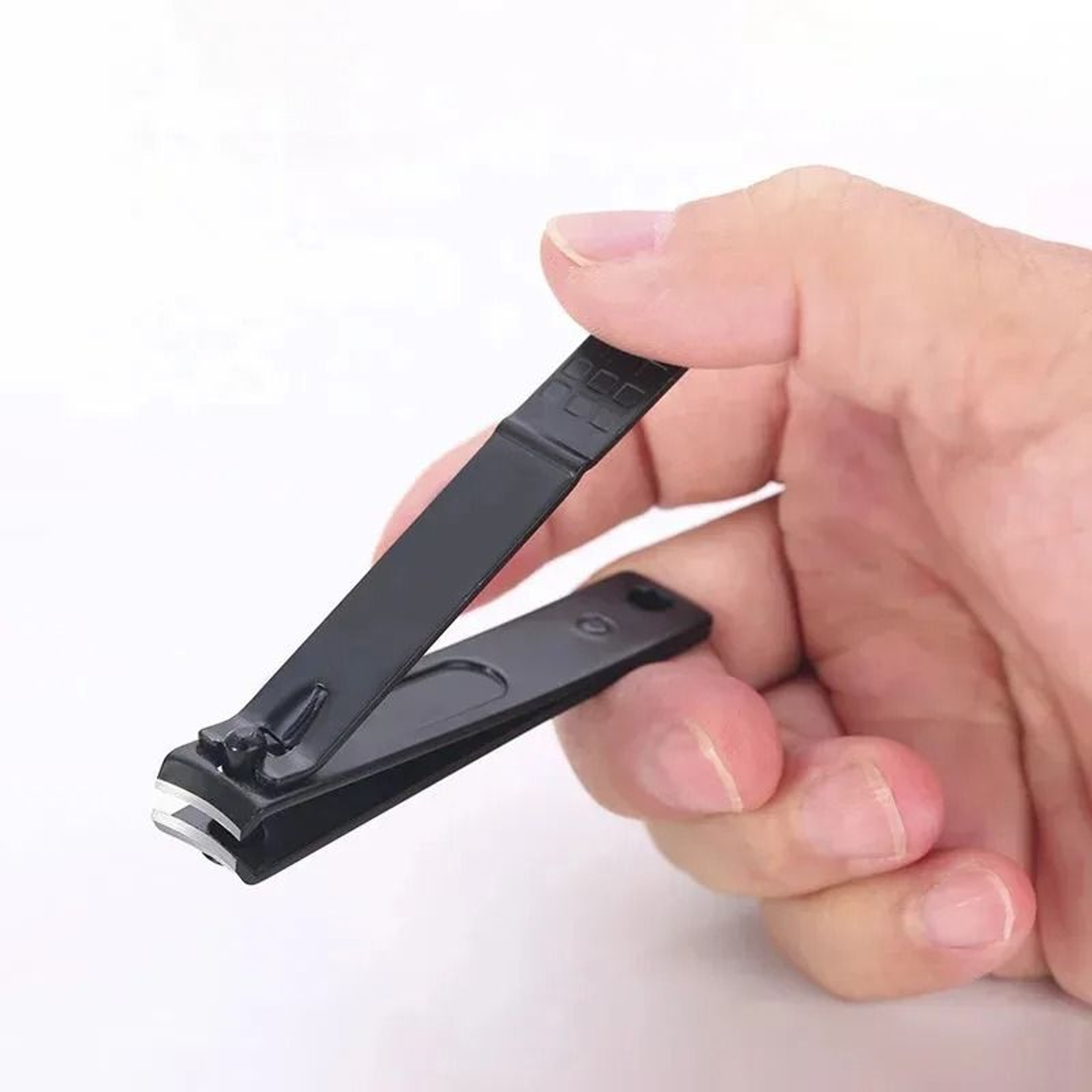 Professional Black Stainless Steel Nail Clippers For Thick Nails 18