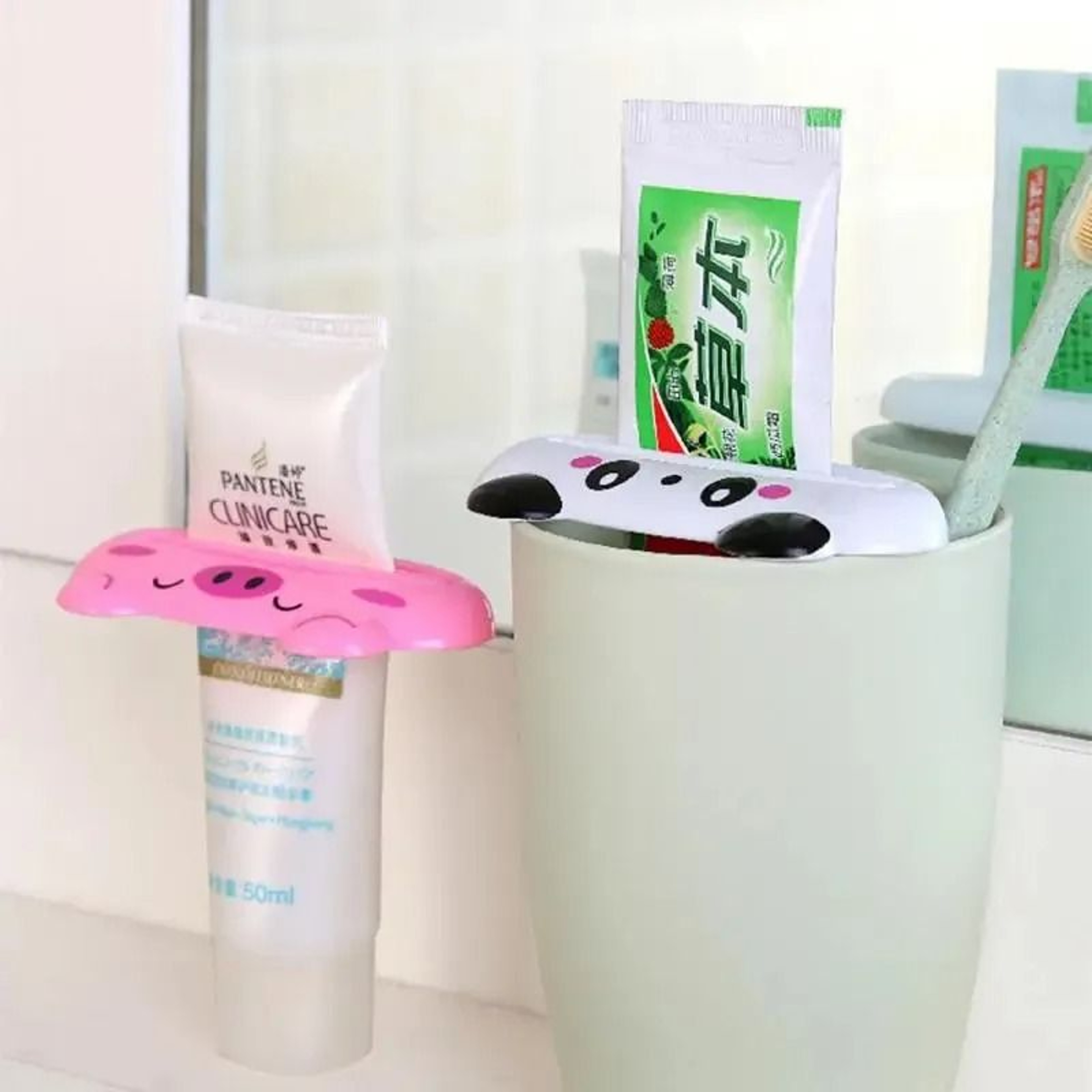 Cute Animal Toothpaste Tube Squeezer And Rolling Holder 22