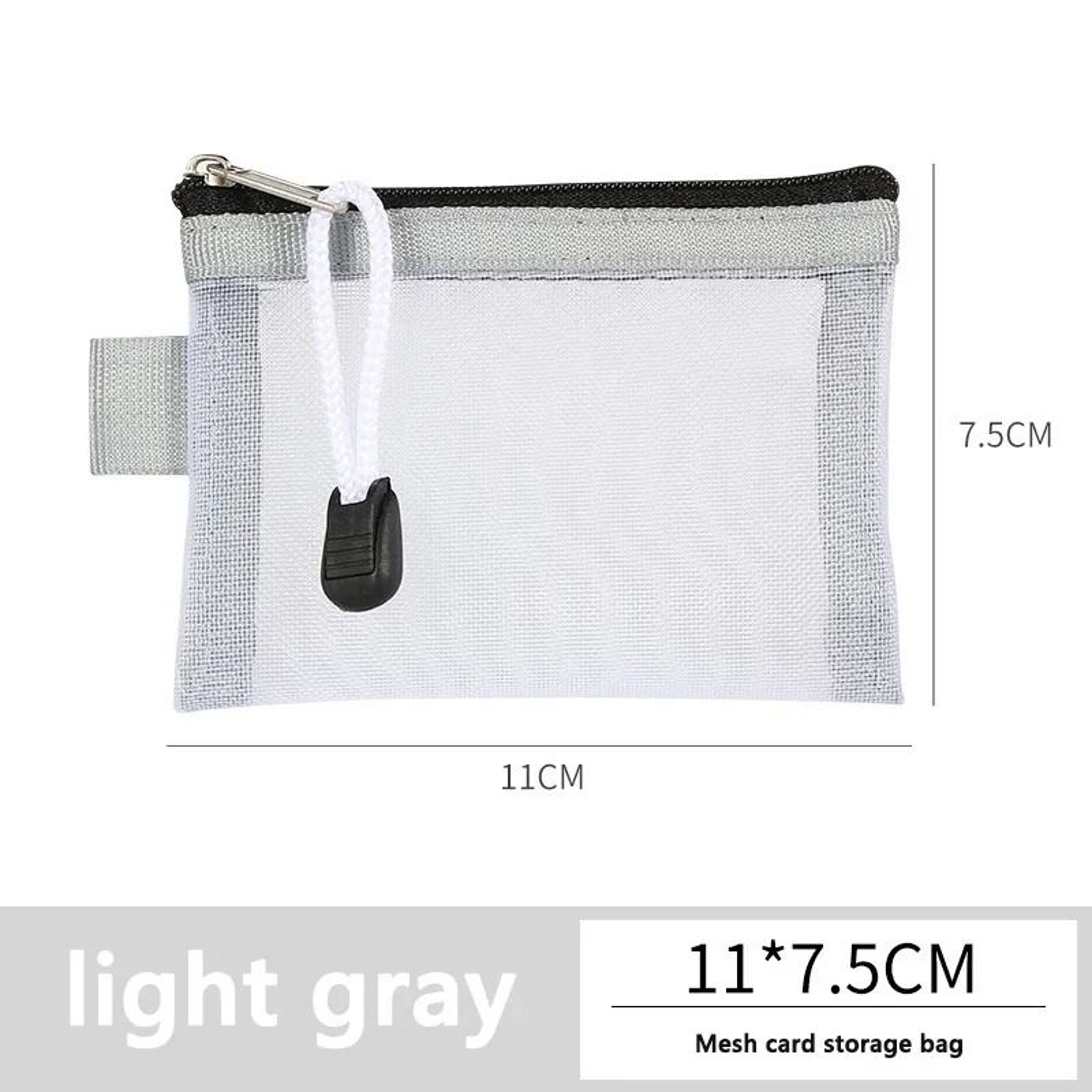 Portable Mesh Coin Purse And Cable Organizer 6