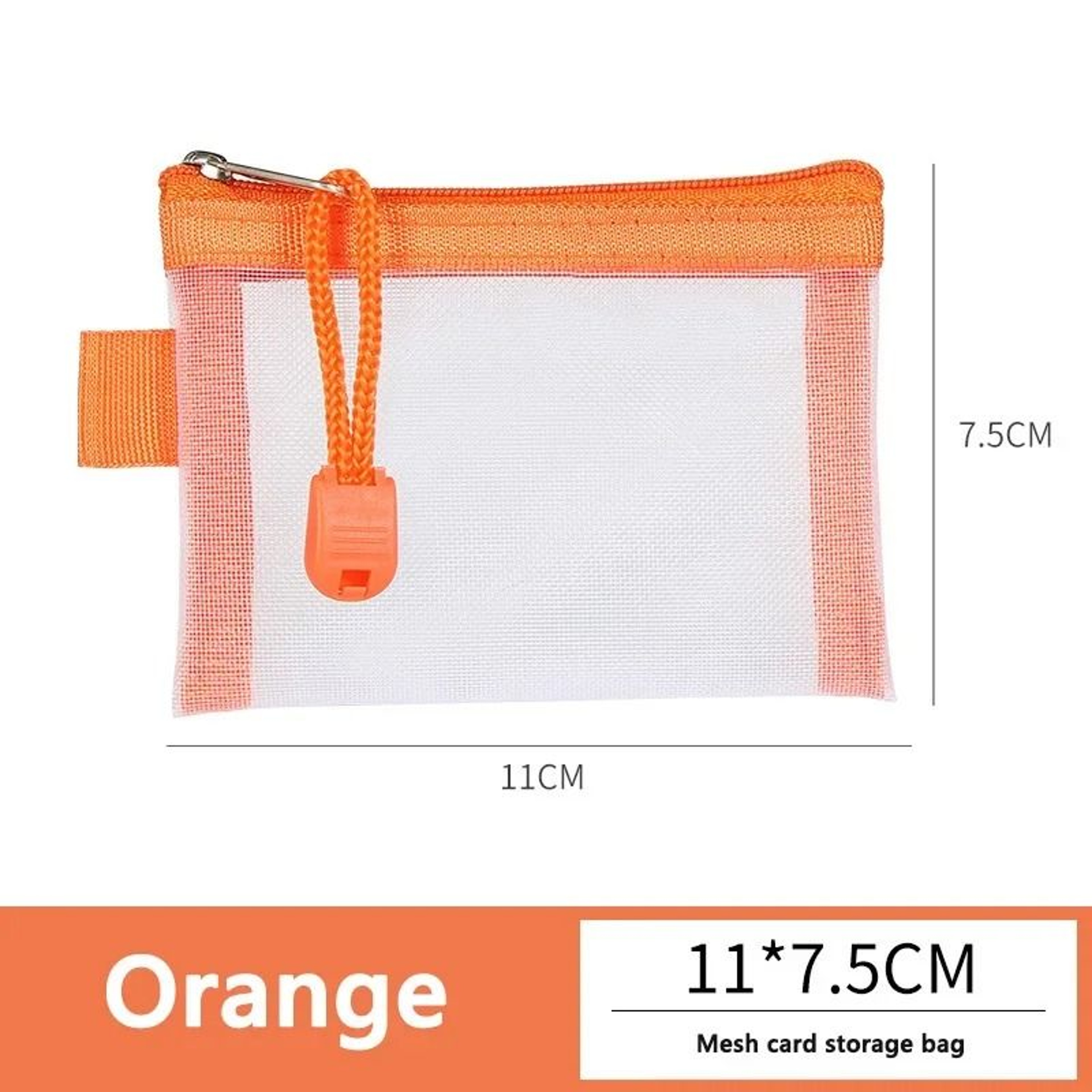 Portable Mesh Coin Purse And Cable Organizer 2