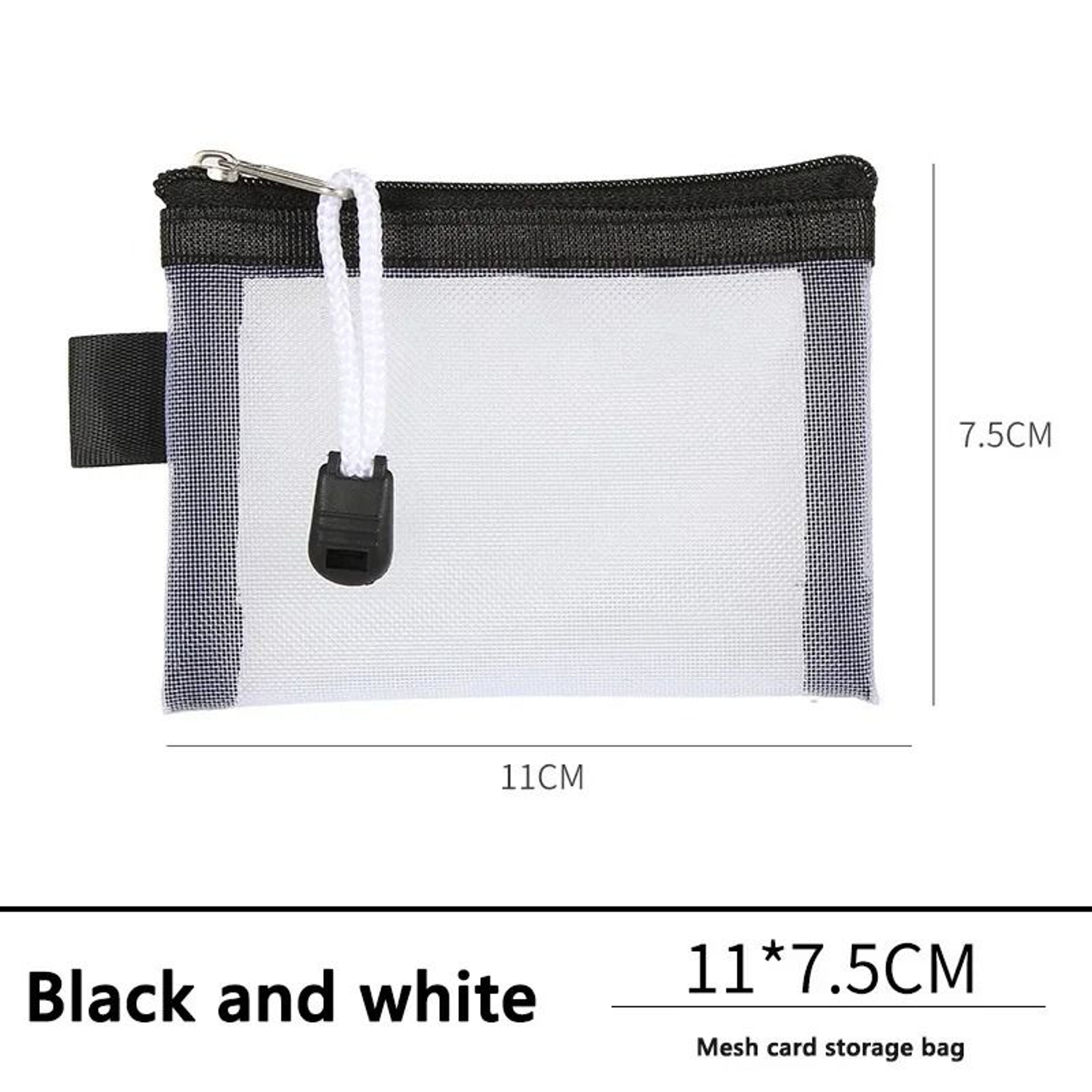 Portable Mesh Coin Purse And Cable Organizer 7