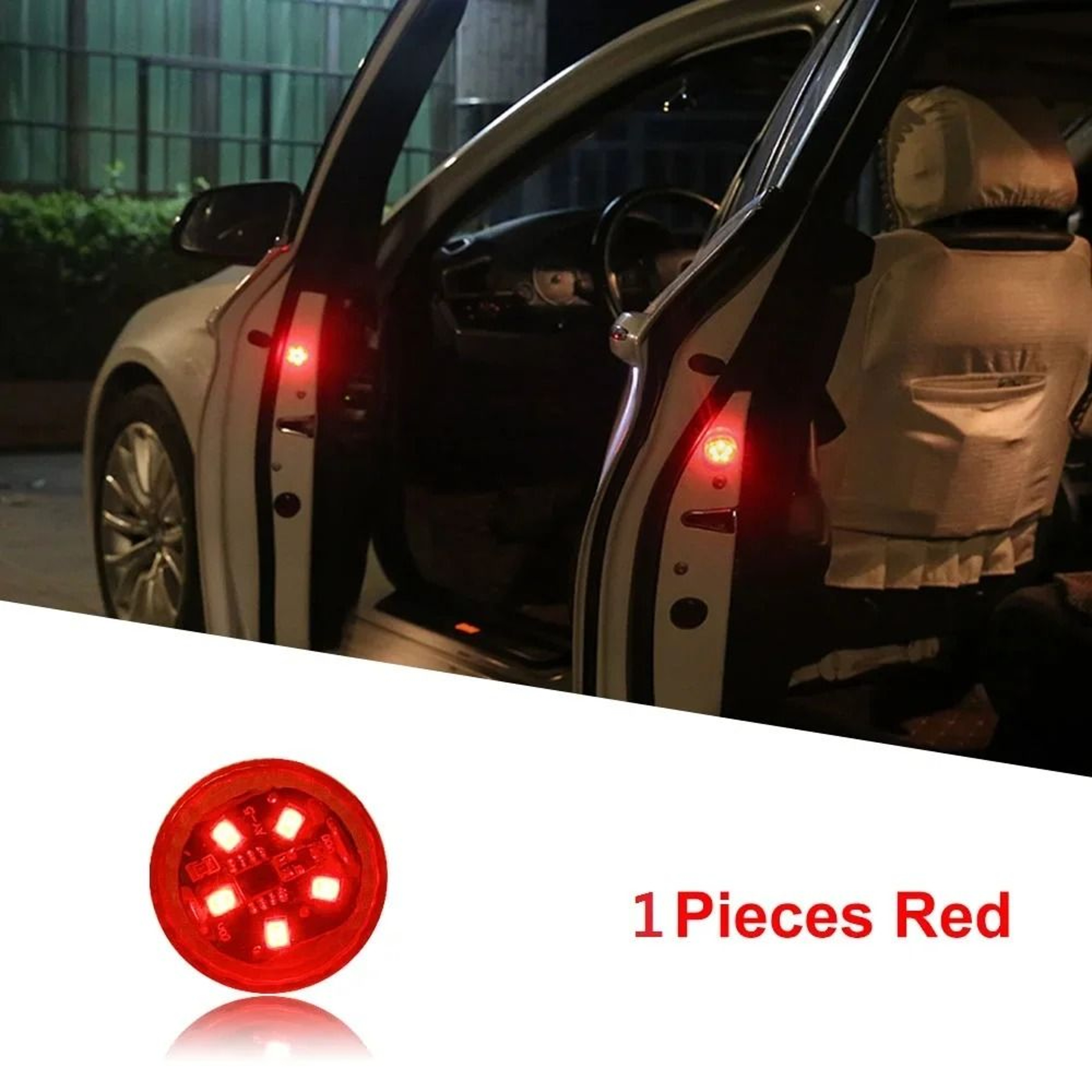 Magnetic Sensor Car Door Safety Warning Lights 1