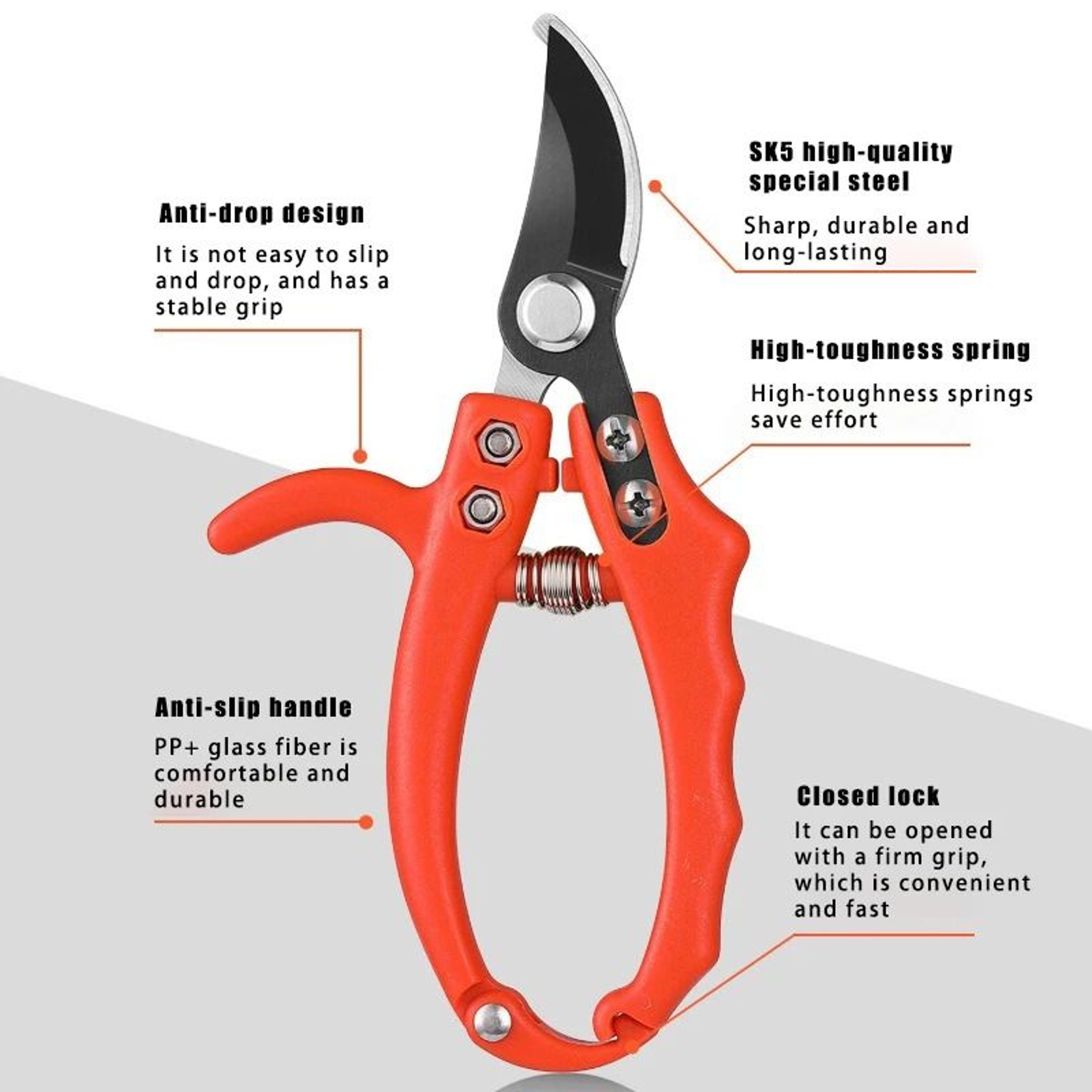 Precision Garden Pruning Shears For Bonsai Fruit Trees Flowers And Branch Trimming 7