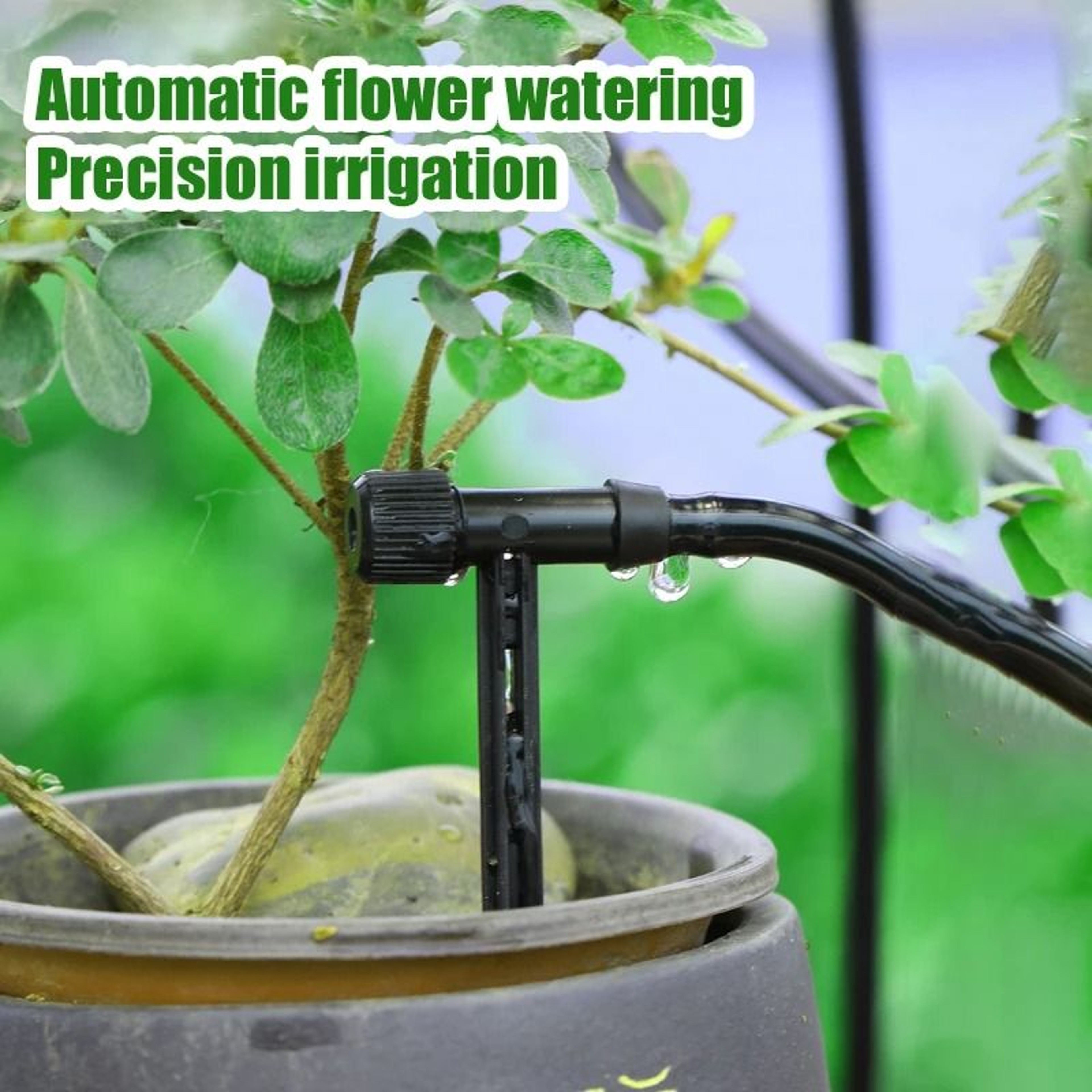 Adjustable Micro Drip Irrigation Kit For Potted Plants 12
