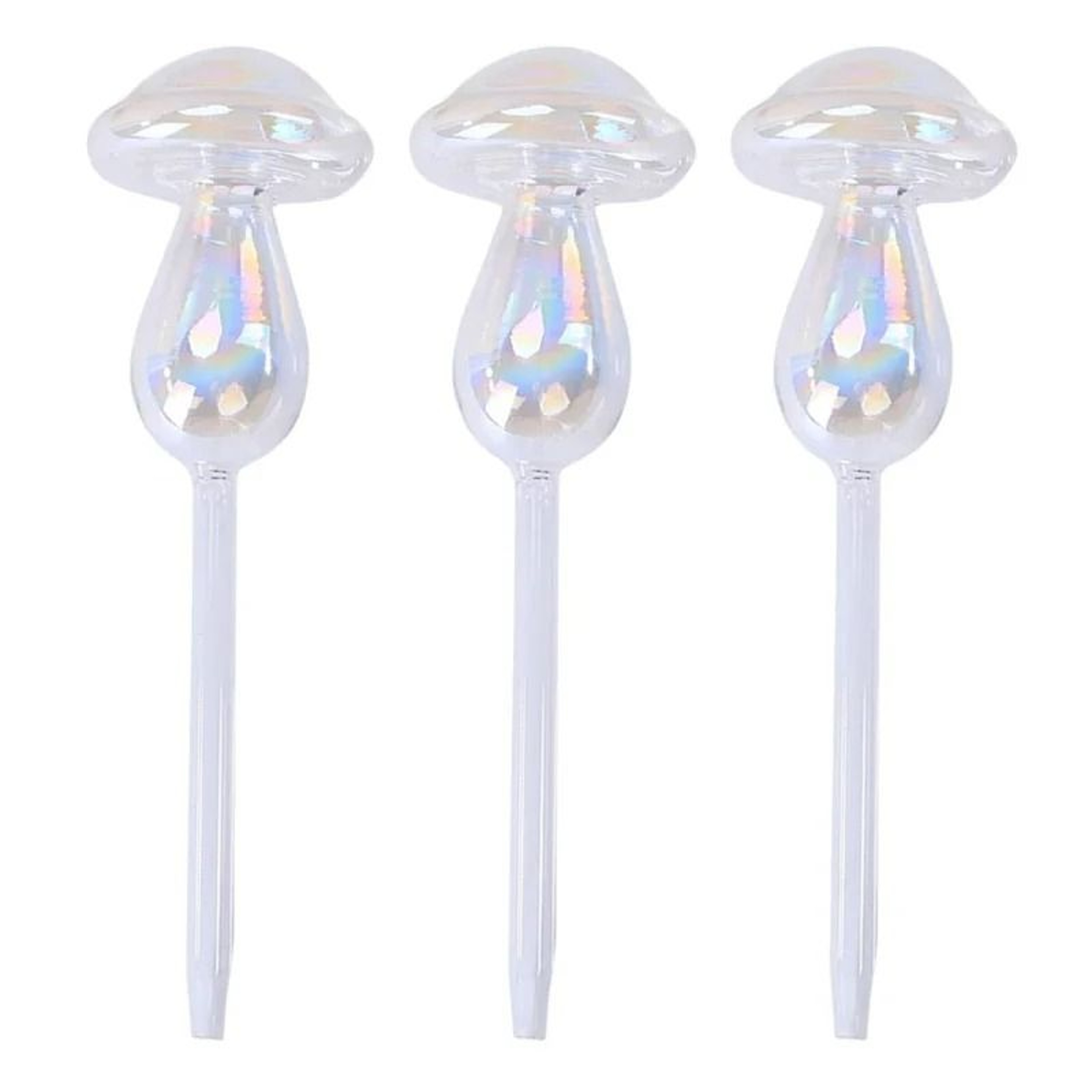 Decorative Glass Mushroom Self Watering Bulbs For Indoor Outdoor Potted Plant Care 3
