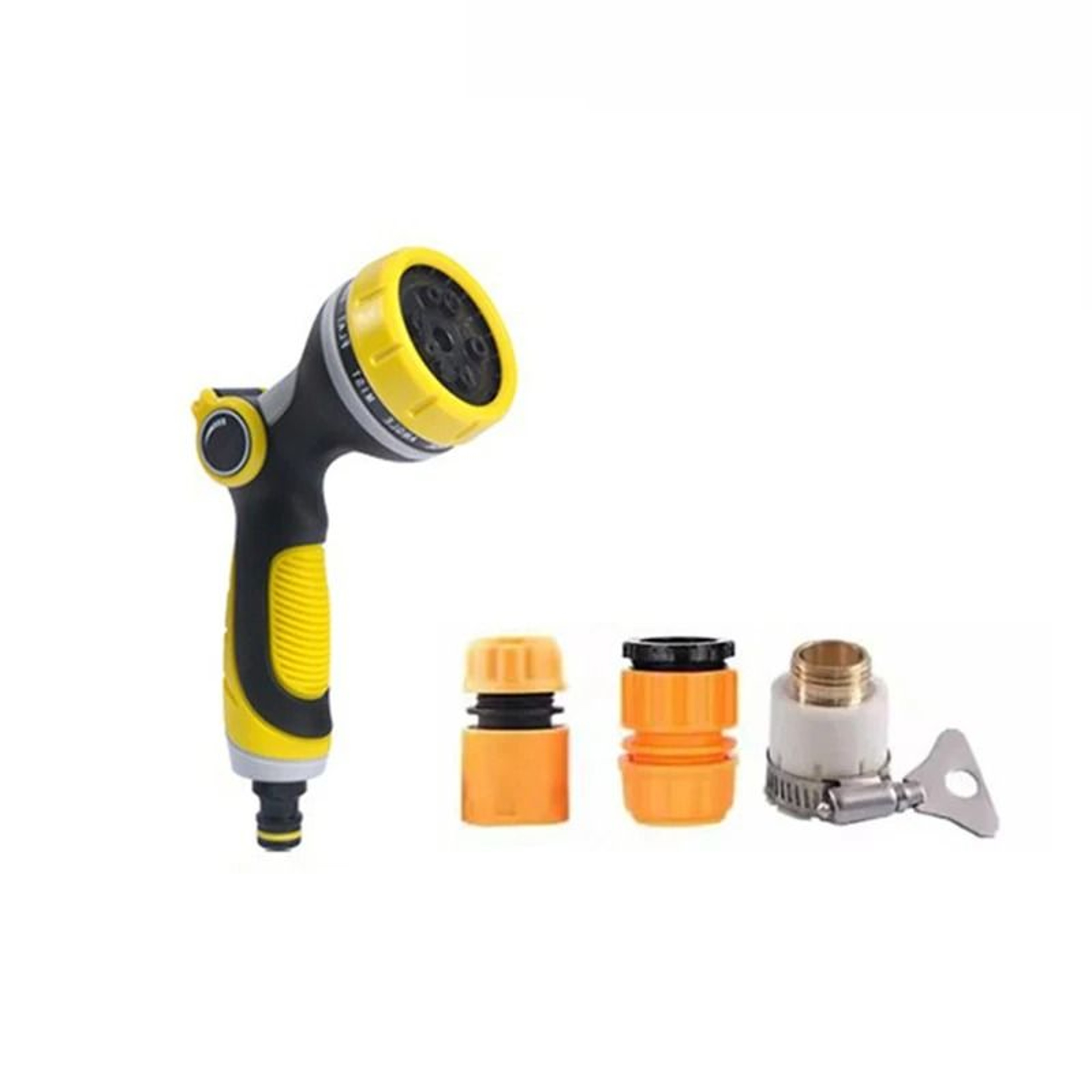Ten Mode High Pressure Garden Spray Gun With Ten Meter Water Hose 2