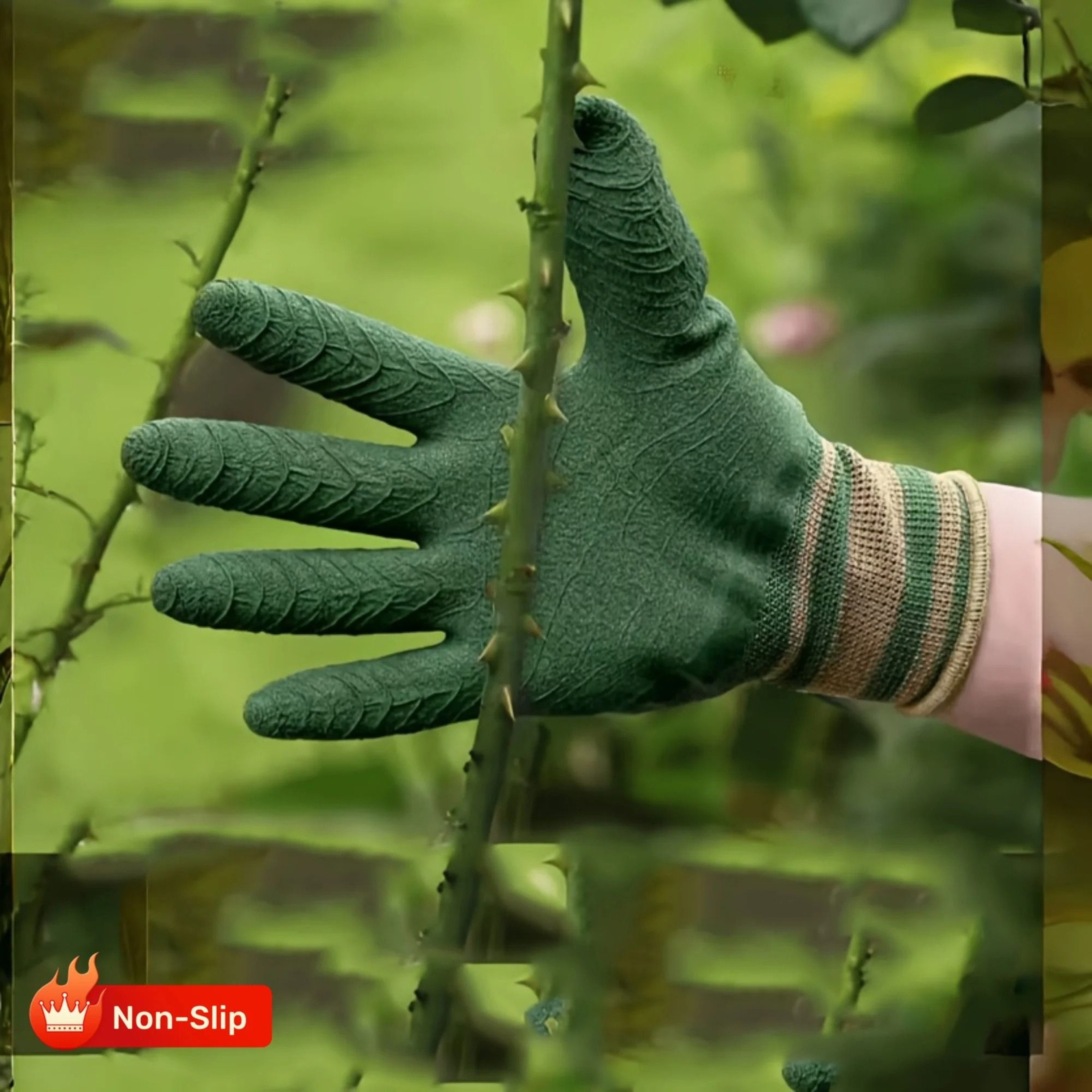 Protective Thorn Resistant Gardening Gloves With Waterproof Grip 0