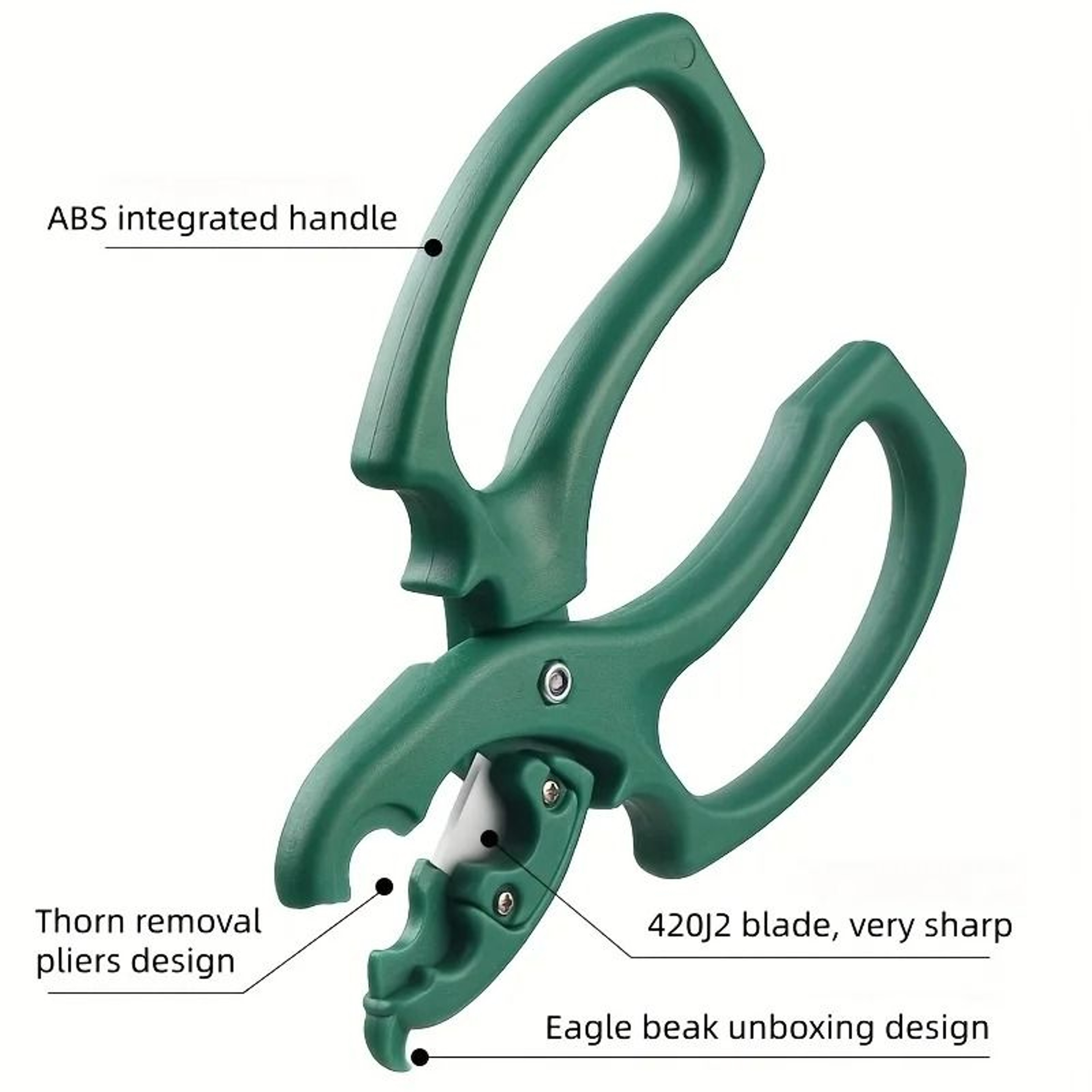 Two In One Rose Thorn Remover And Floral Pruning Scissors 5