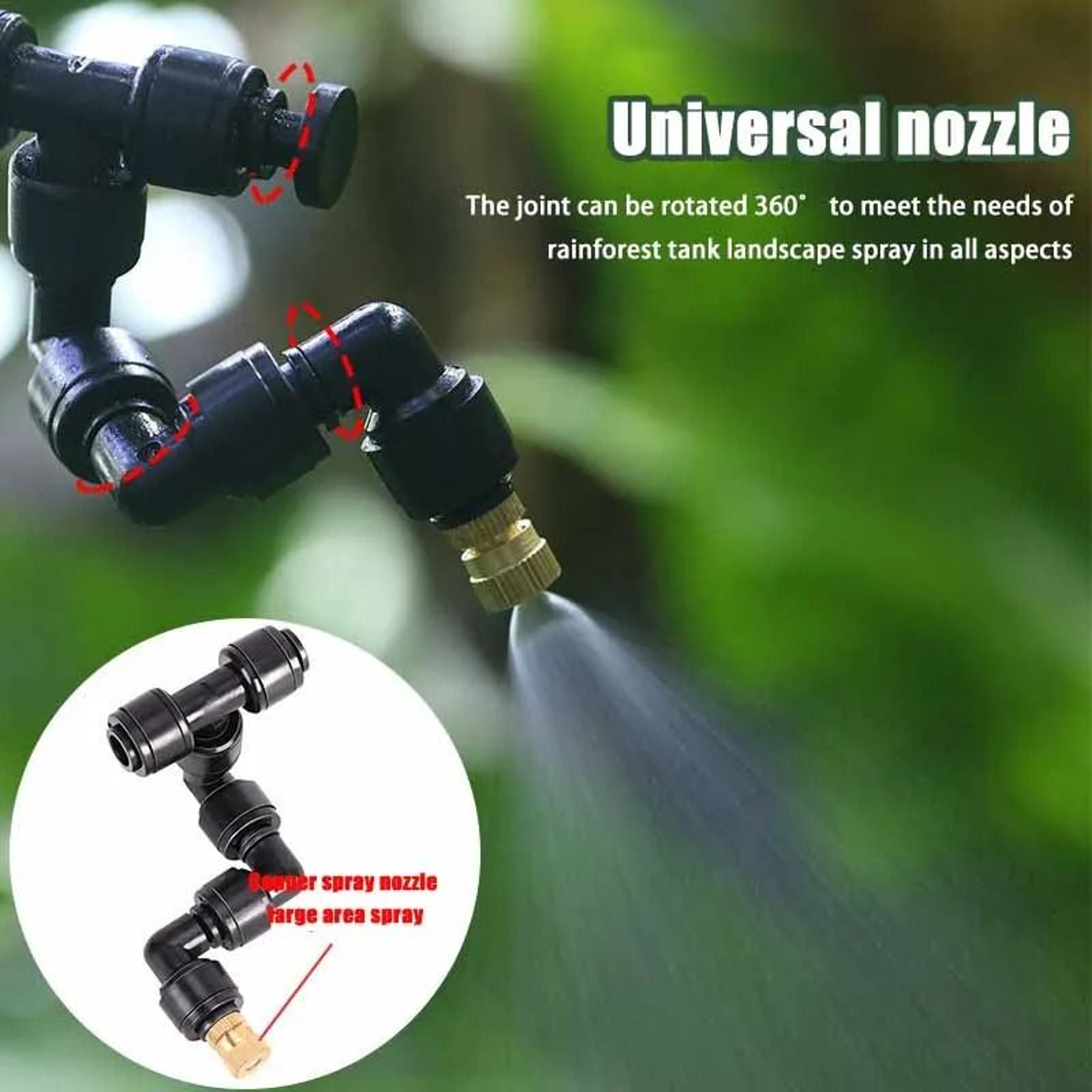 Dual Pump Automatic Reptile Misting System With Timer For Rainforest Terrariums 8