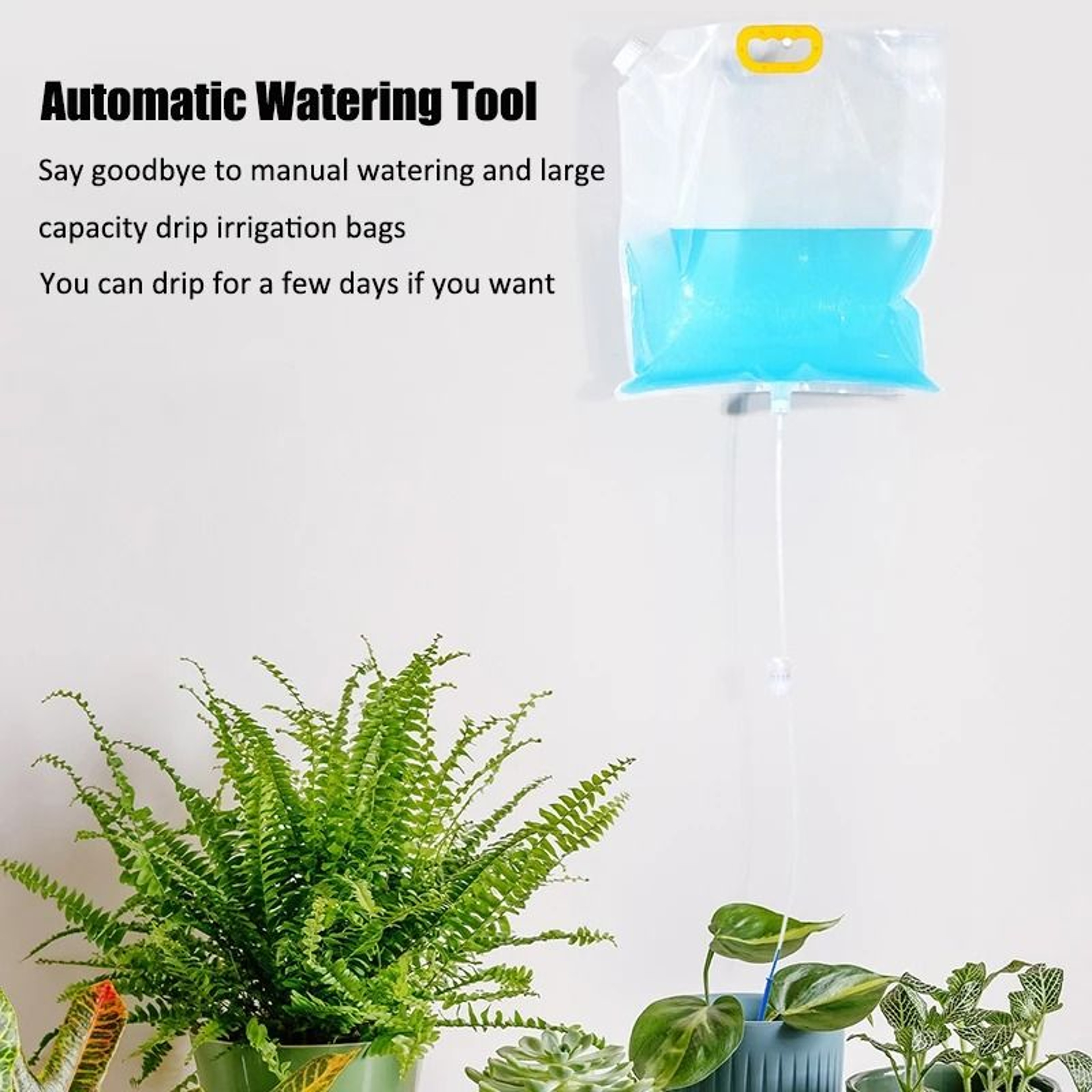 Large Capacity 10L Automatic Drip Watering Bag Kit For Garden Plants Trees 3
