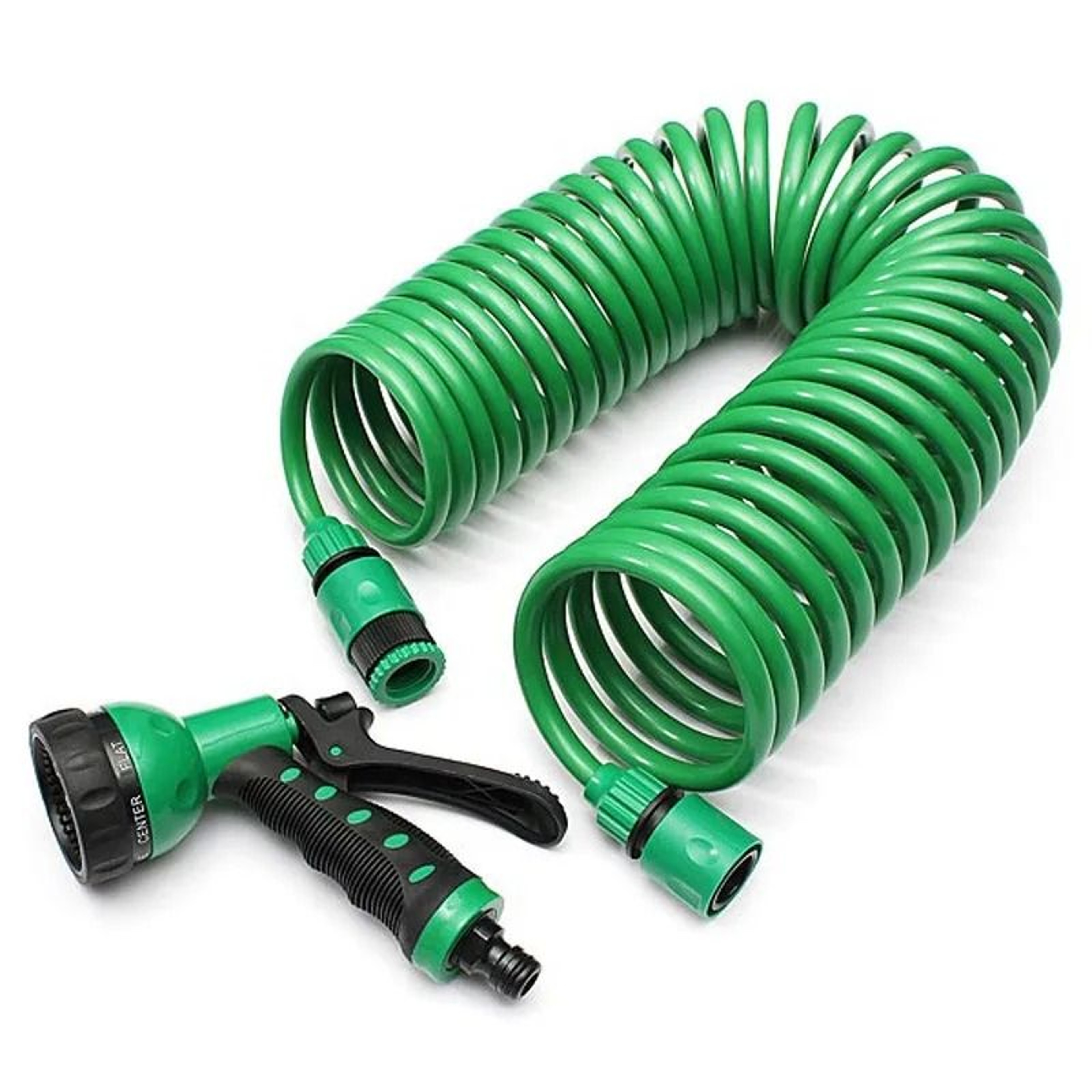 Compact EVA Recoil Garden Hose With Spray Gun For Washing And Watering 4