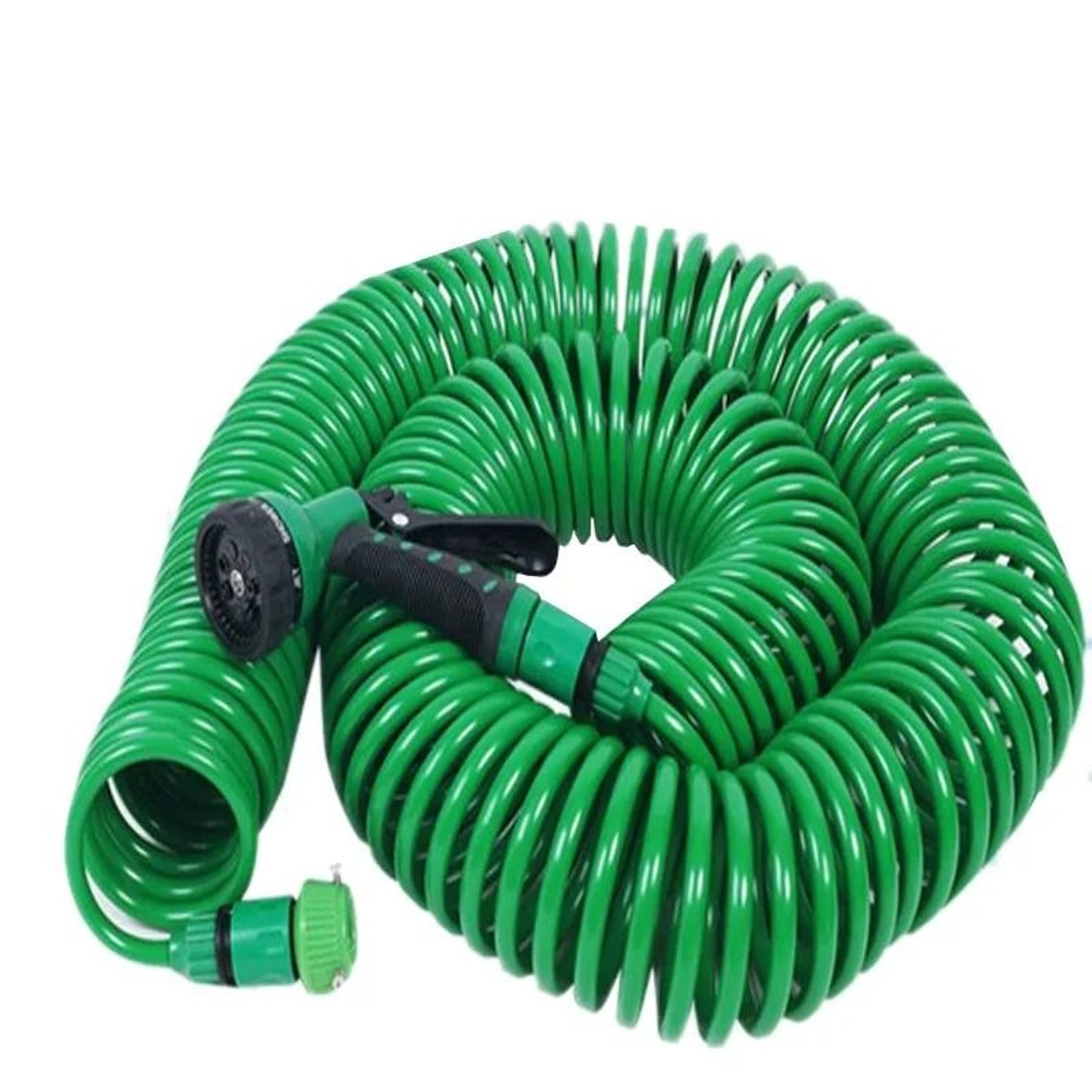Compact EVA Recoil Garden Hose With Spray Gun For Washing And Watering 6