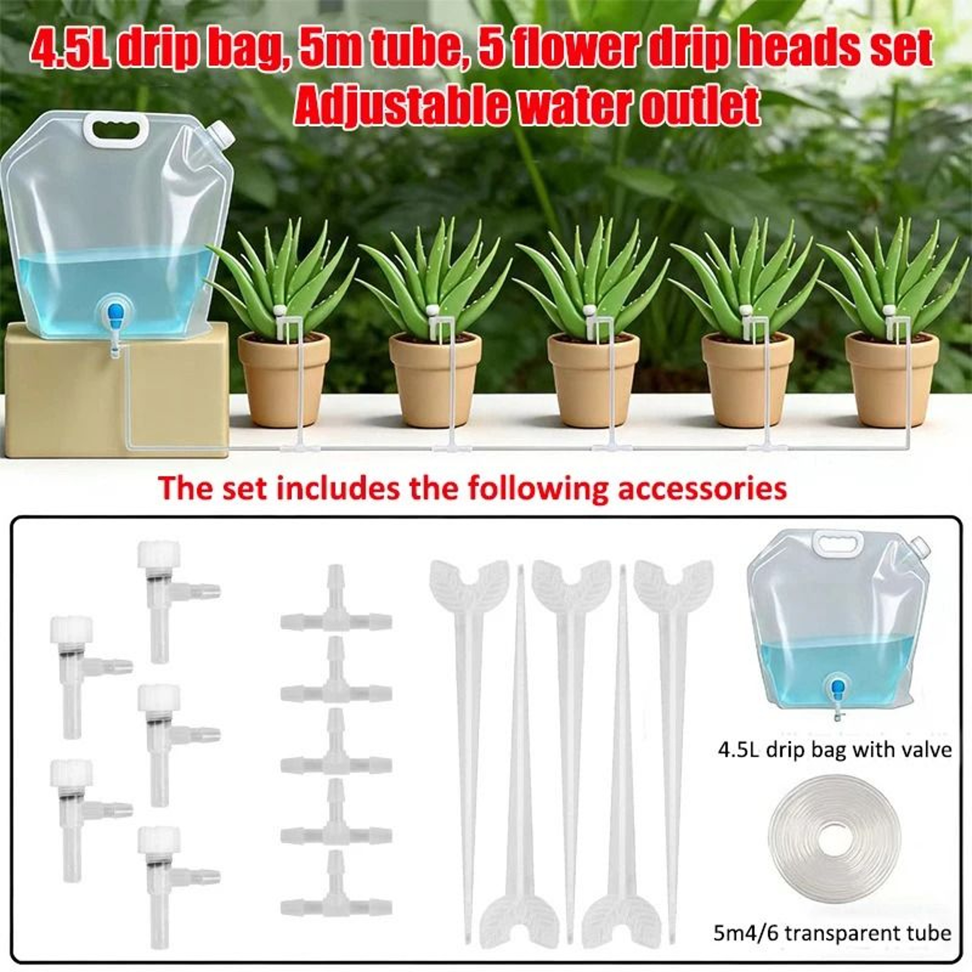 45L Adjustable Self Watering Bag For Potted Plants 4