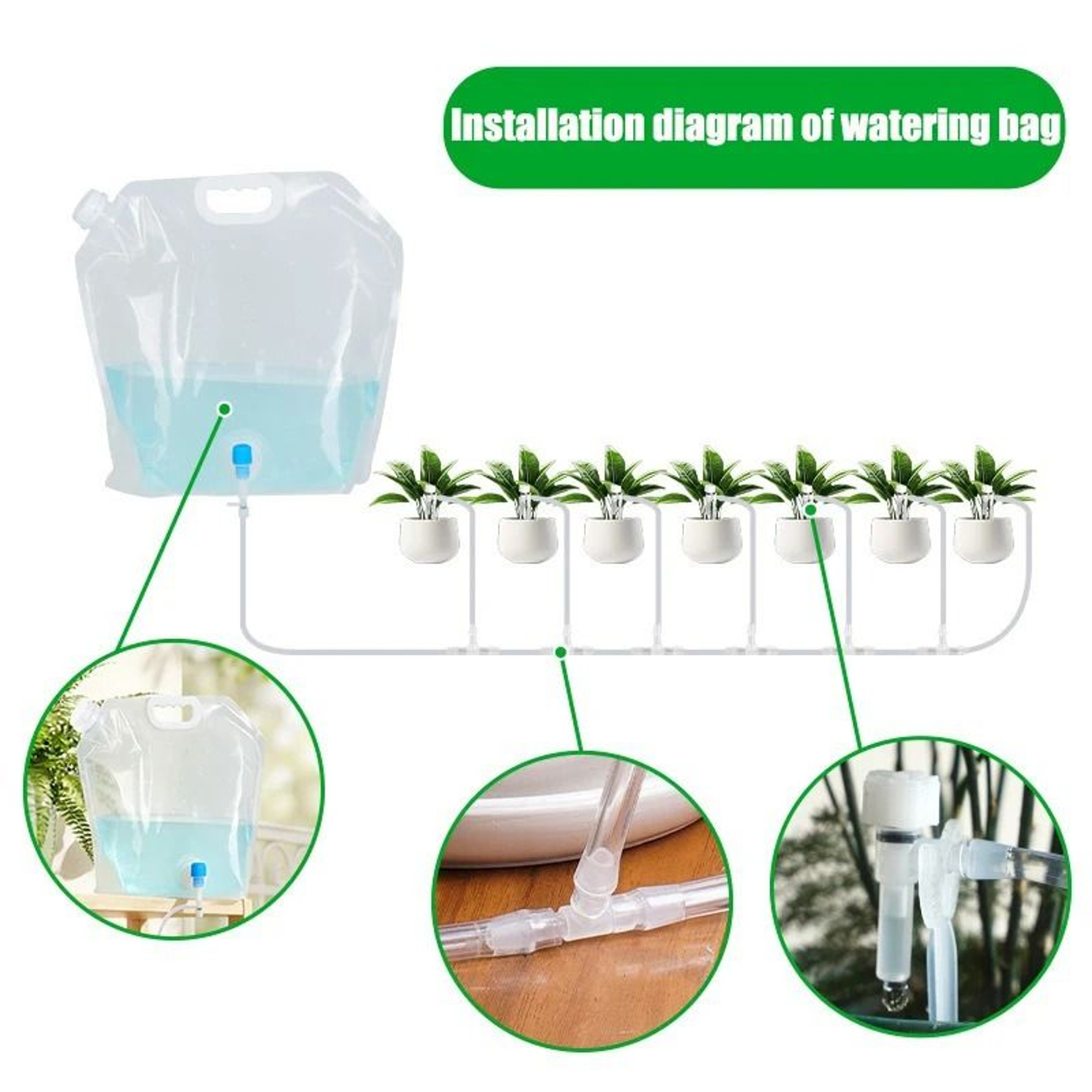 45L Adjustable Self Watering Bag For Potted Plants 8