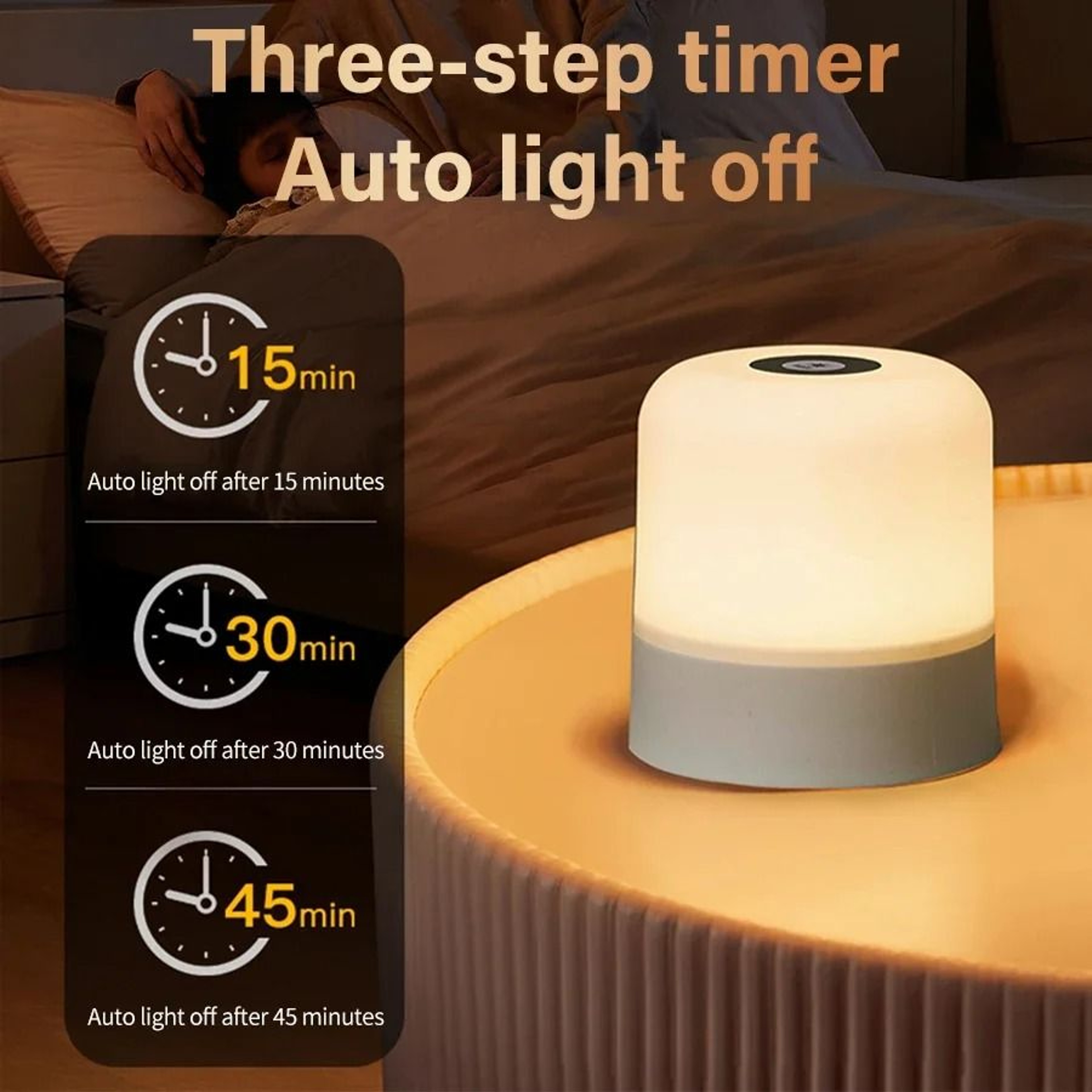16 Color Rechargeable LED Table Lamp With Touch Control 4