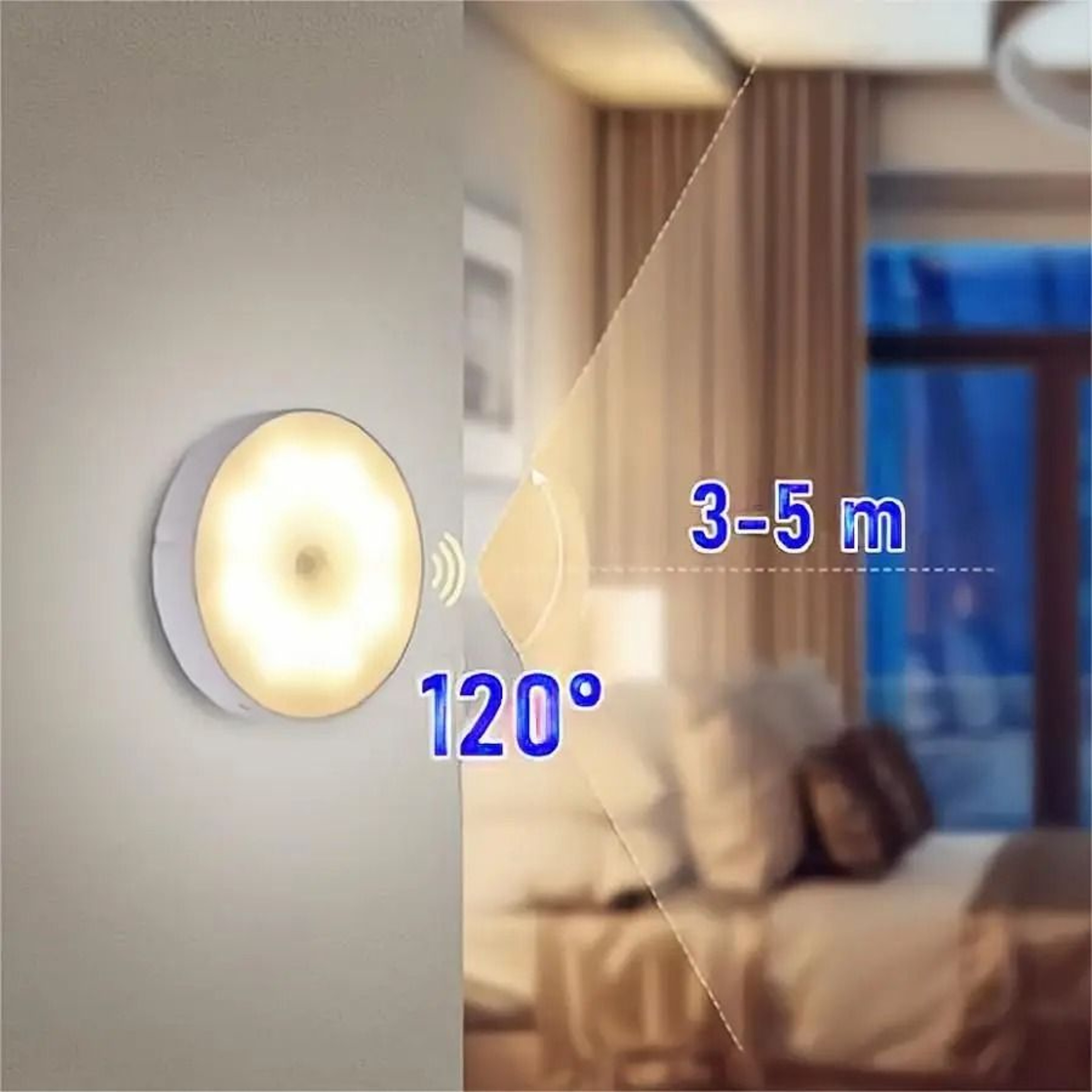 Rechargeable Motion Sensor LED Night Light 5