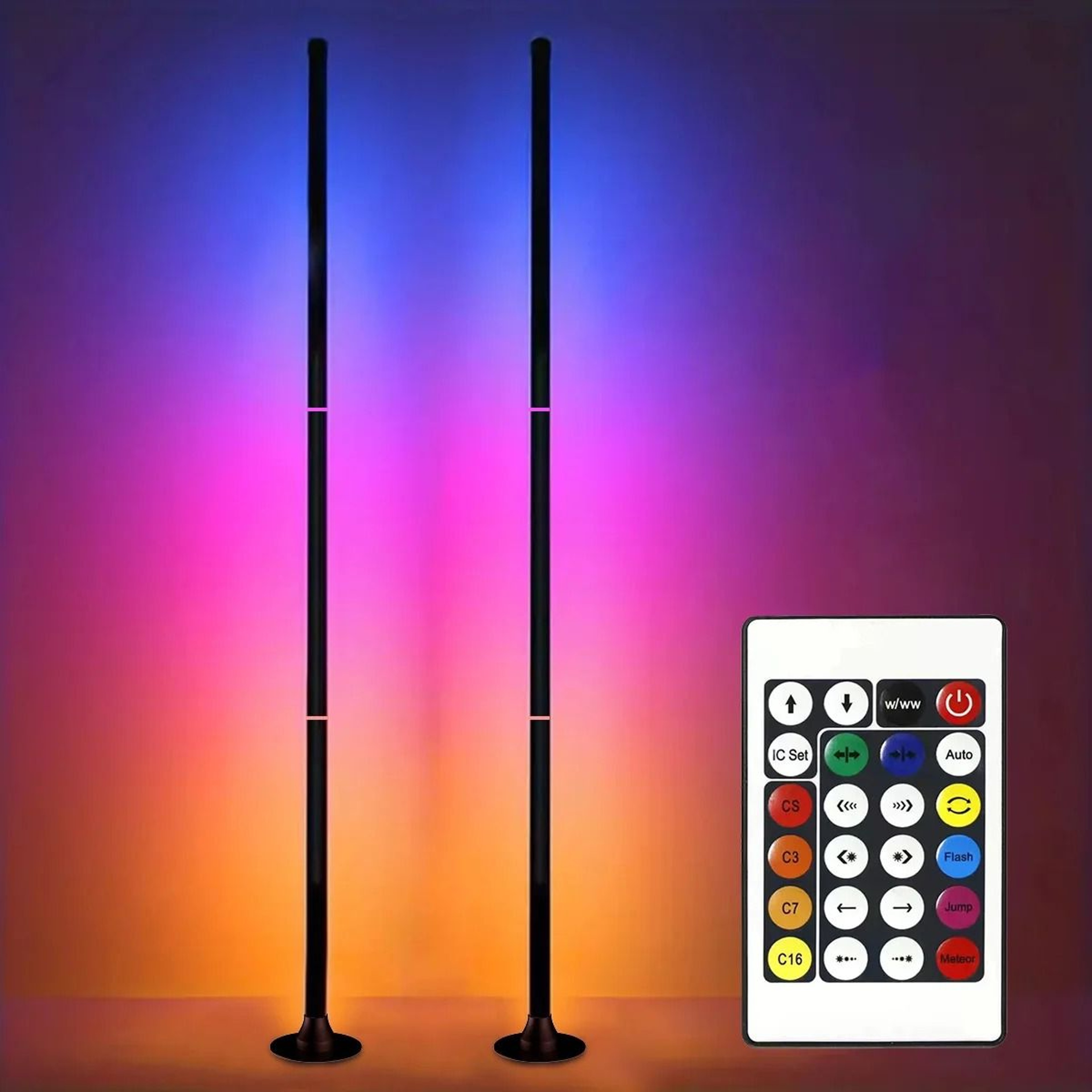 EISSLOLY Smart RGB Corner Lamp With Music Sync 2