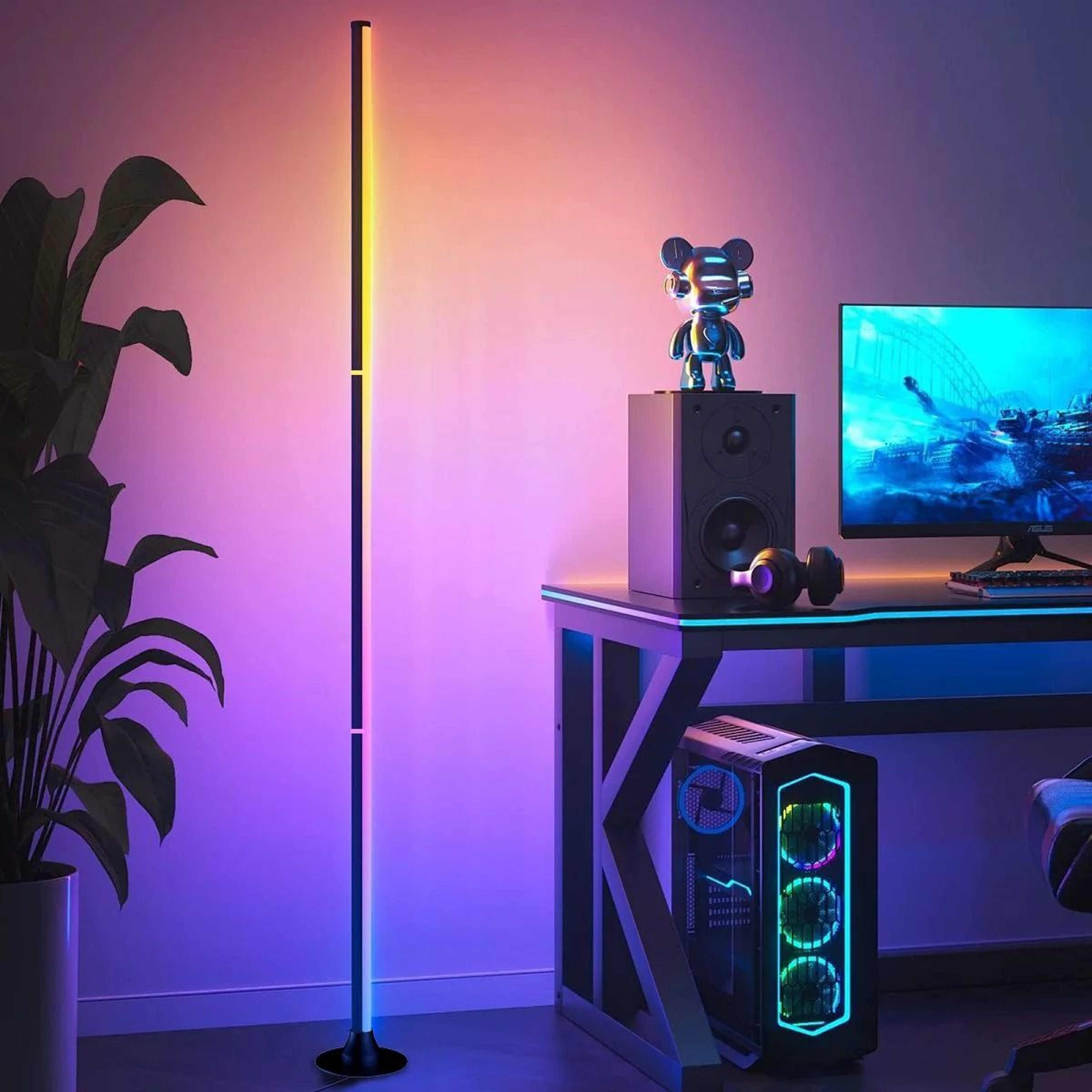 EISSLOLY Smart RGB Corner Lamp With Music Sync 5