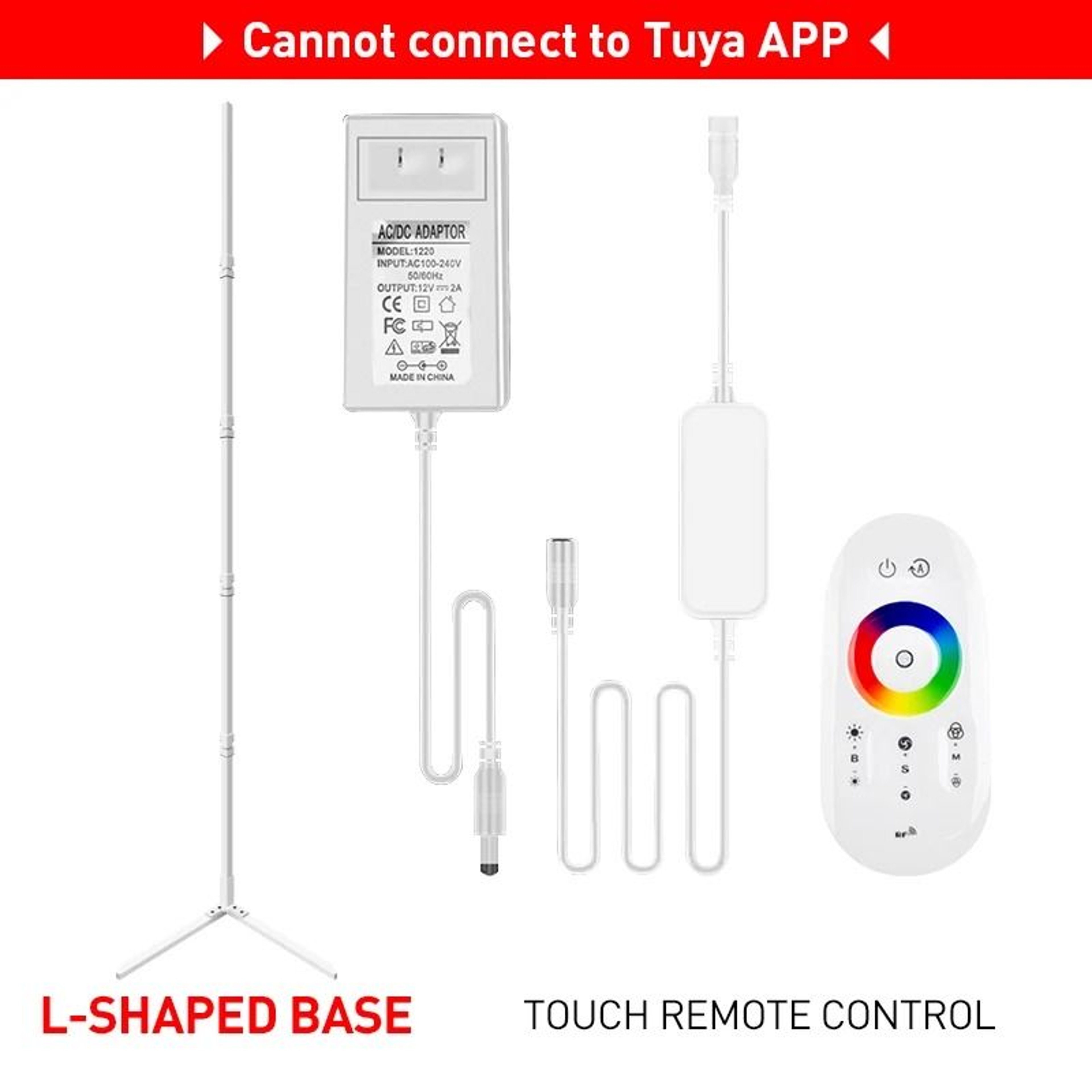 Smart Tuya RGB Corner Floor Lamp With App And Remote Mood Lighting 4