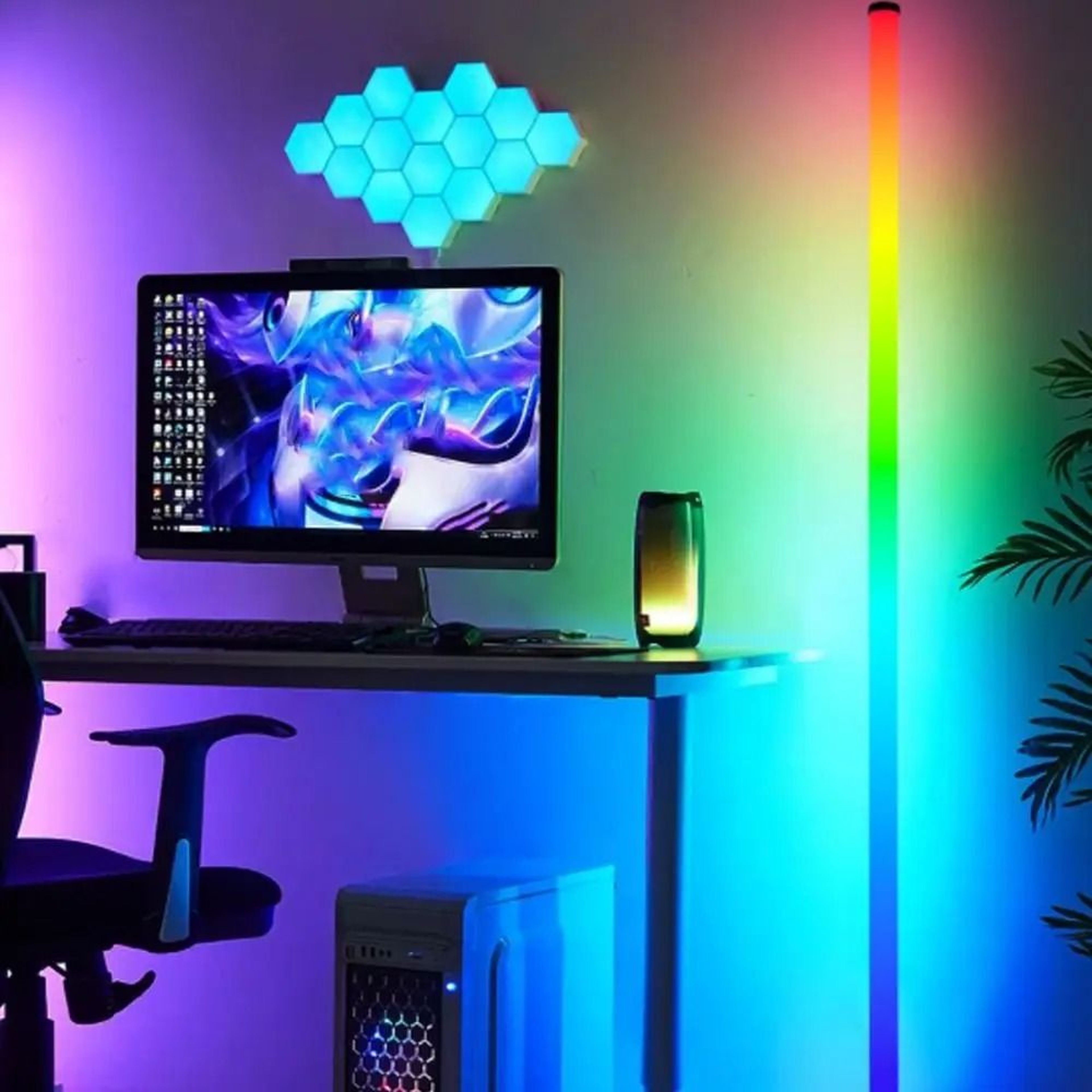 LumiFlow Bluetooth RGB Floor Lamp 6