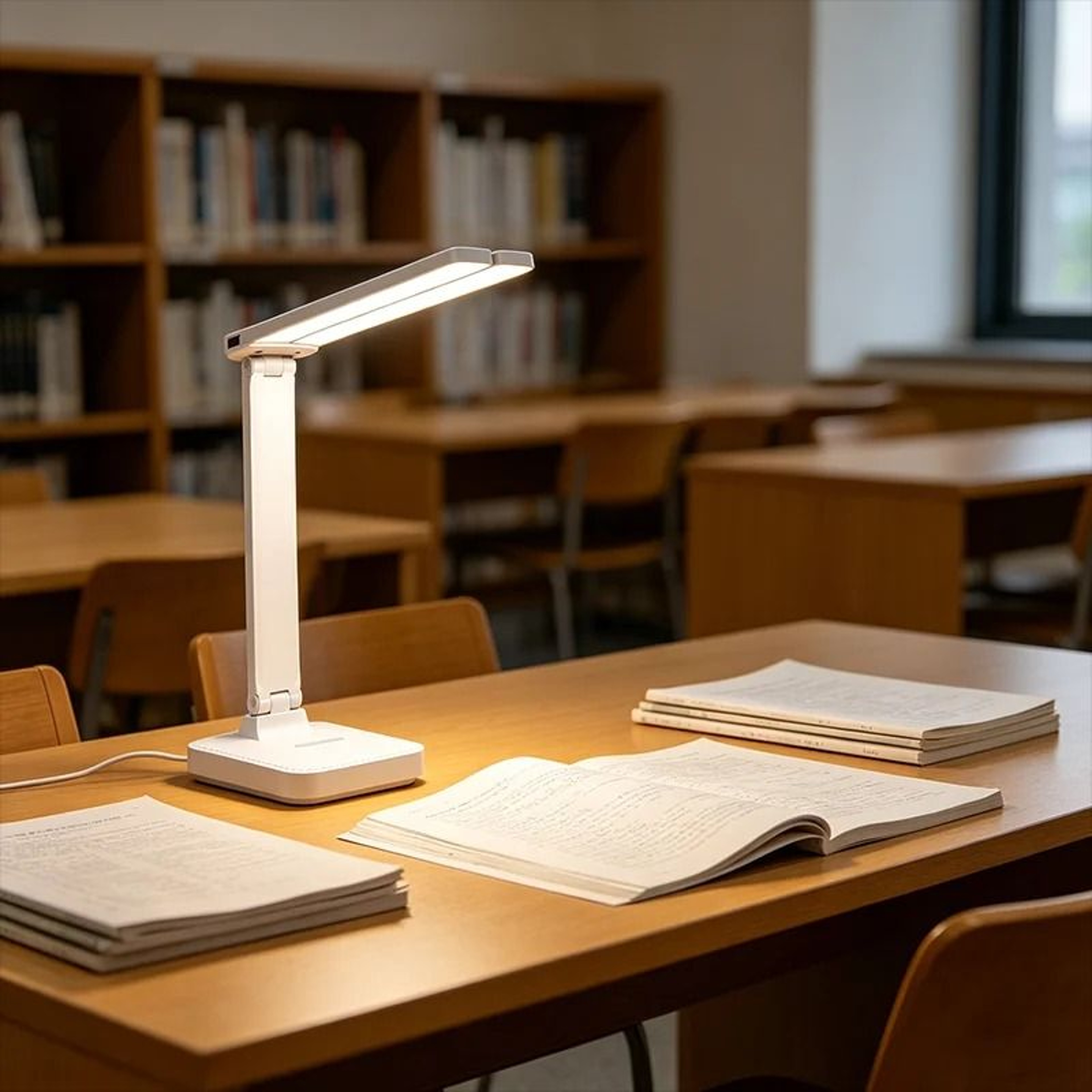 LumiFlex Rechargeable Foldable Touch LED Desk Lamp With Three Brightness Levels 11
