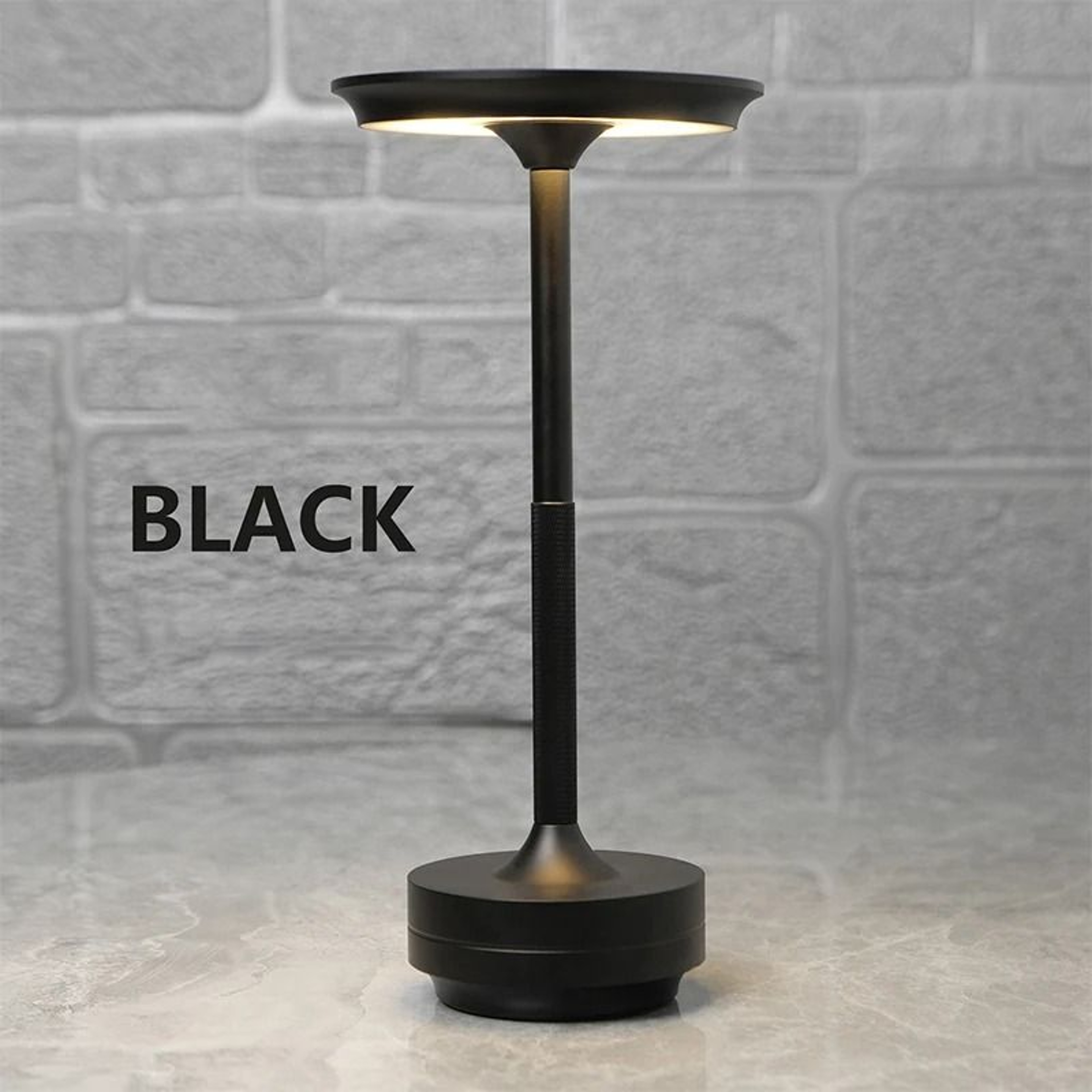 Rechargeable Retro Touch Table Lamp With Cordless USB C Ambient Lighting 1
