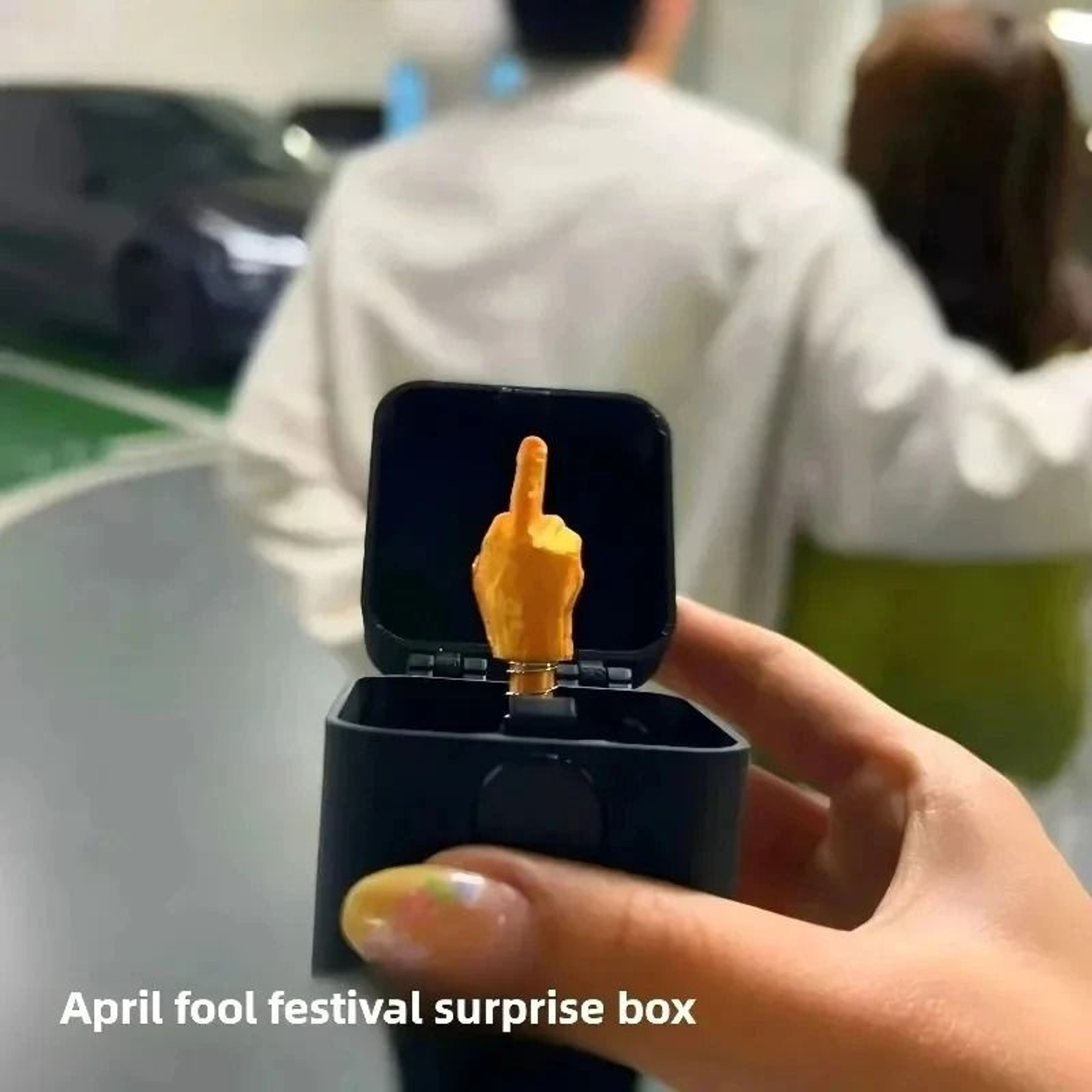 Funny Middle Finger Surprise Box For Office Desk Gags And Gifts 5