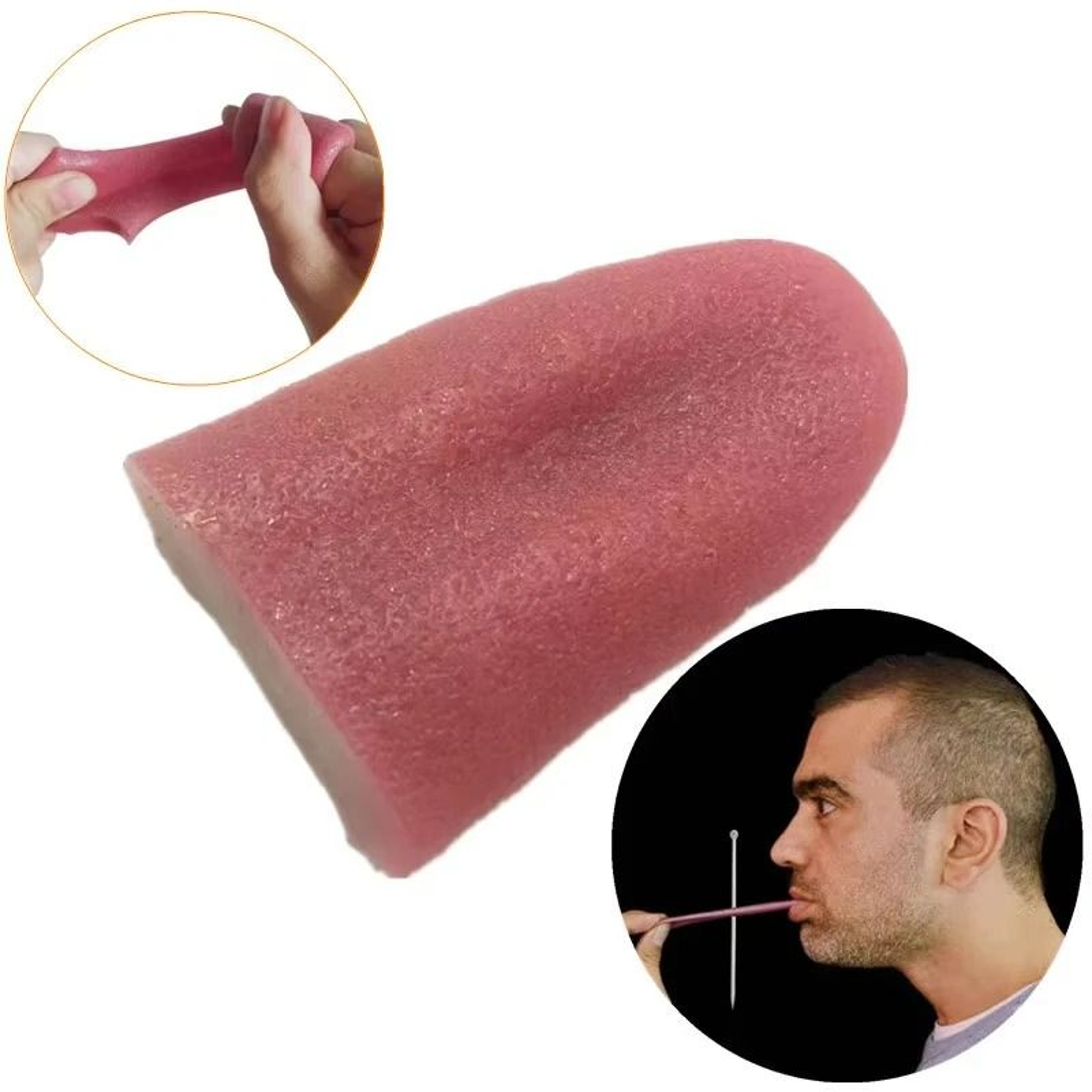 Realistic Fake Tongue Magic Prop For Shocking Halloween Pranks And Performances 1