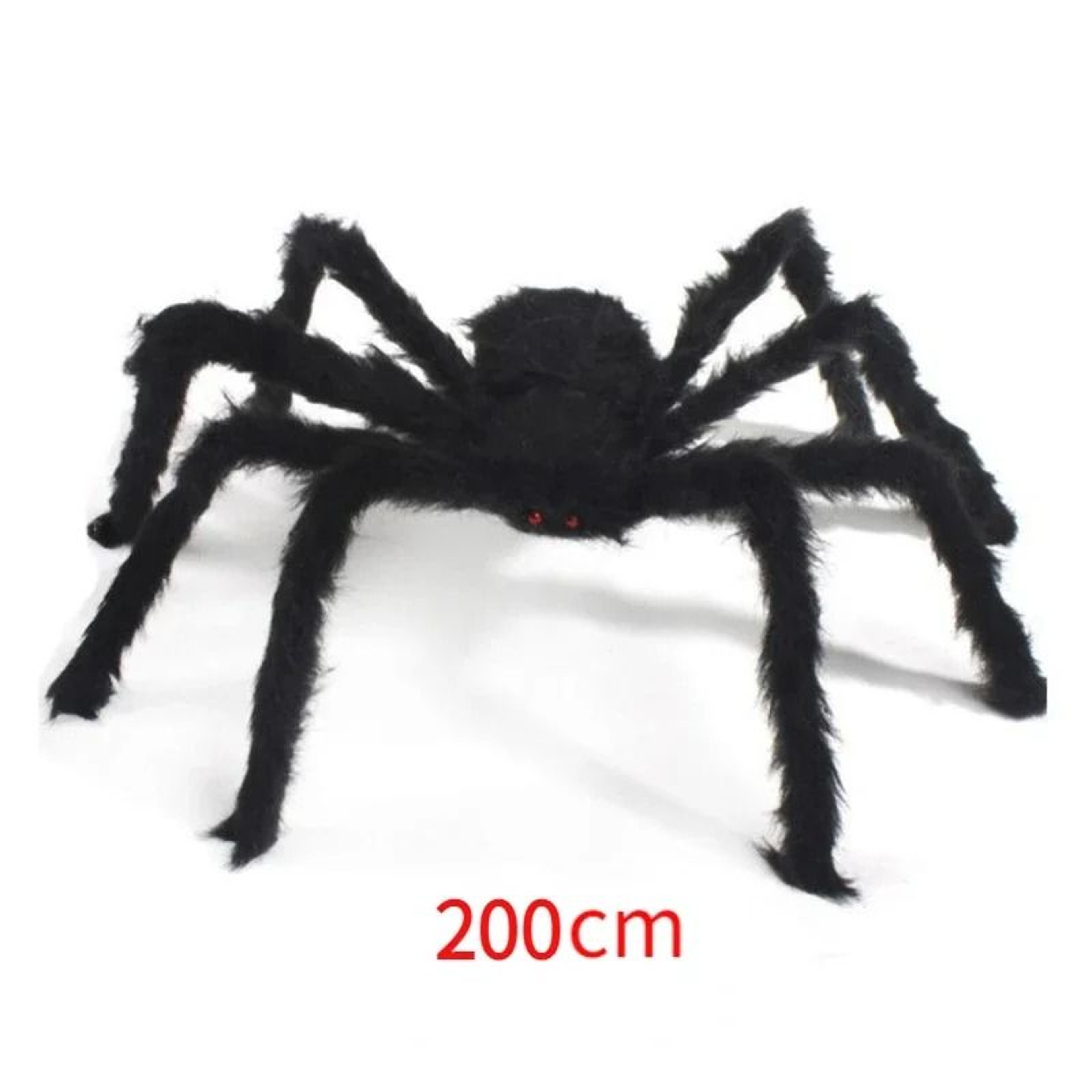 Oversized Plush Black Spider For Haunted Halloween Yards Parties And Displays 7