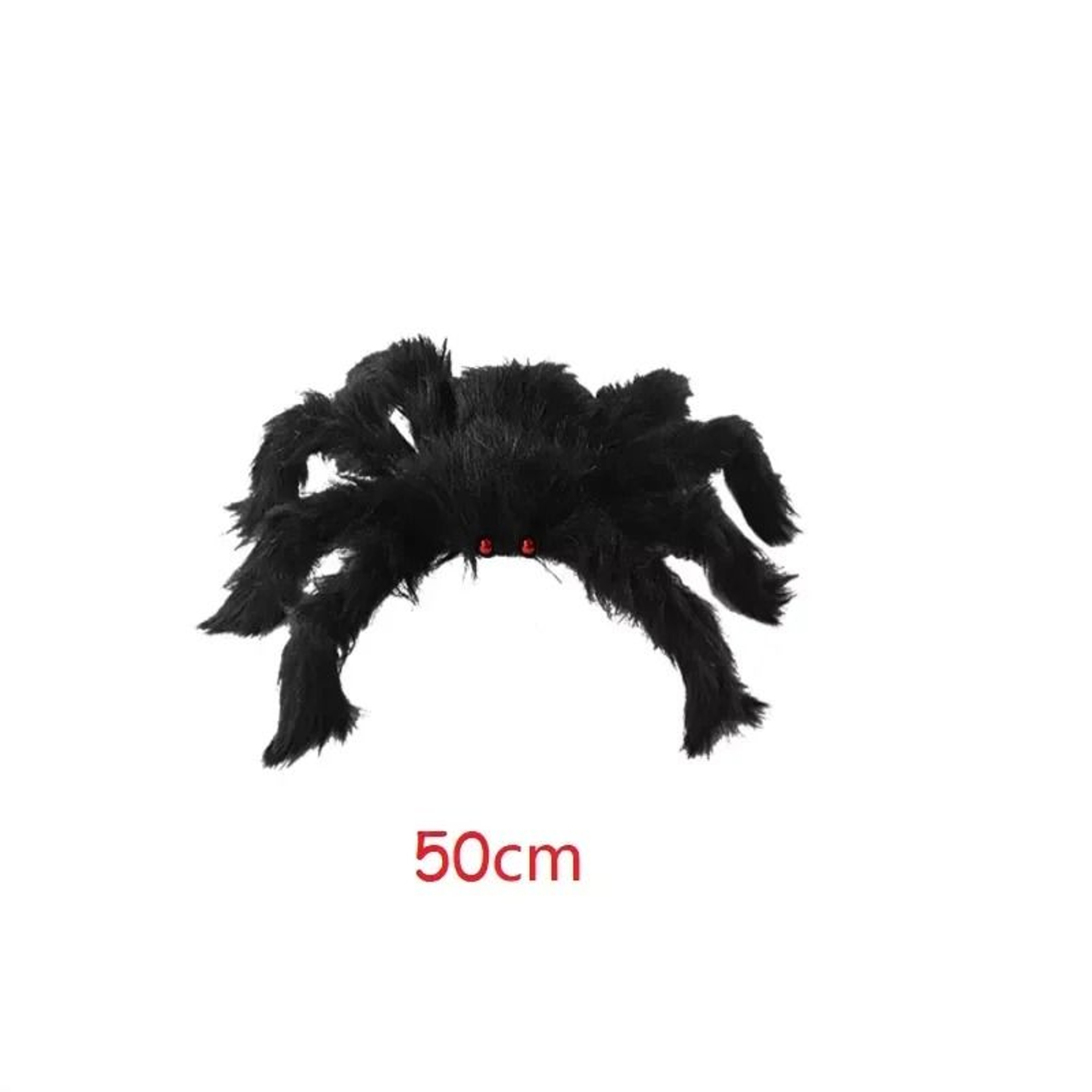 Oversized Plush Black Spider For Haunted Halloween Yards Parties And Displays 2