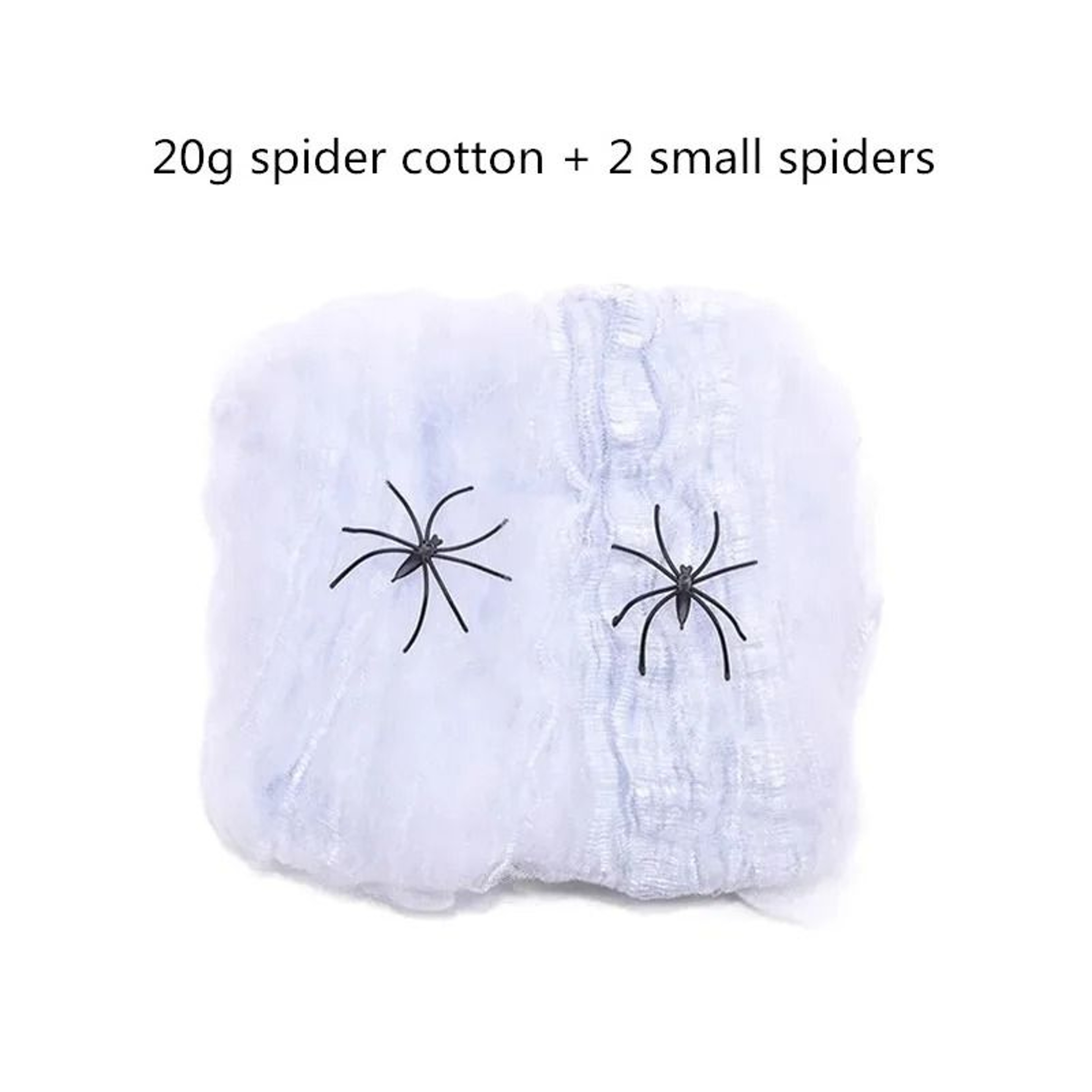 Realistic White Cobweb Halloween Party Decor 8