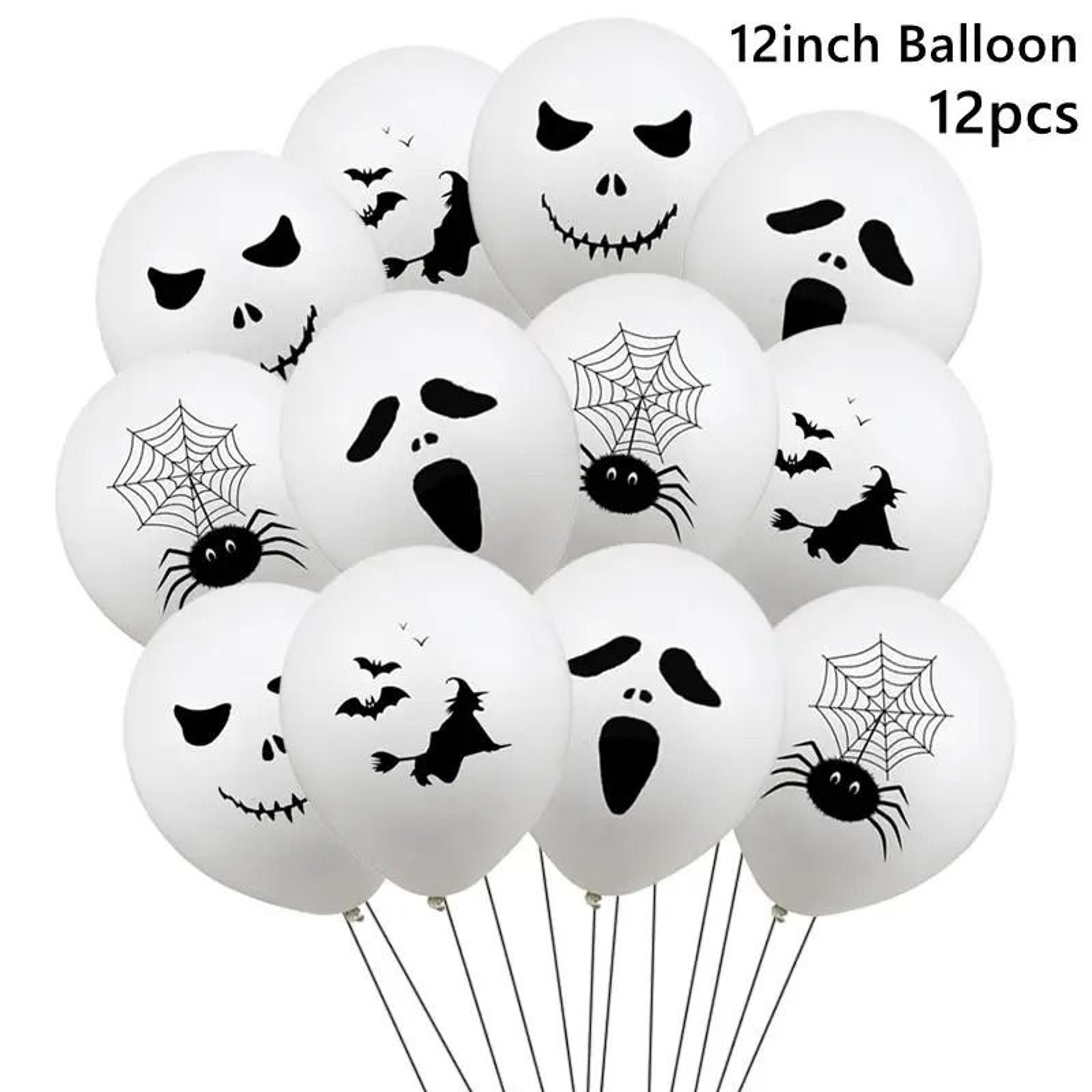 Spooky Halloween Character Foil Balloon Set 1