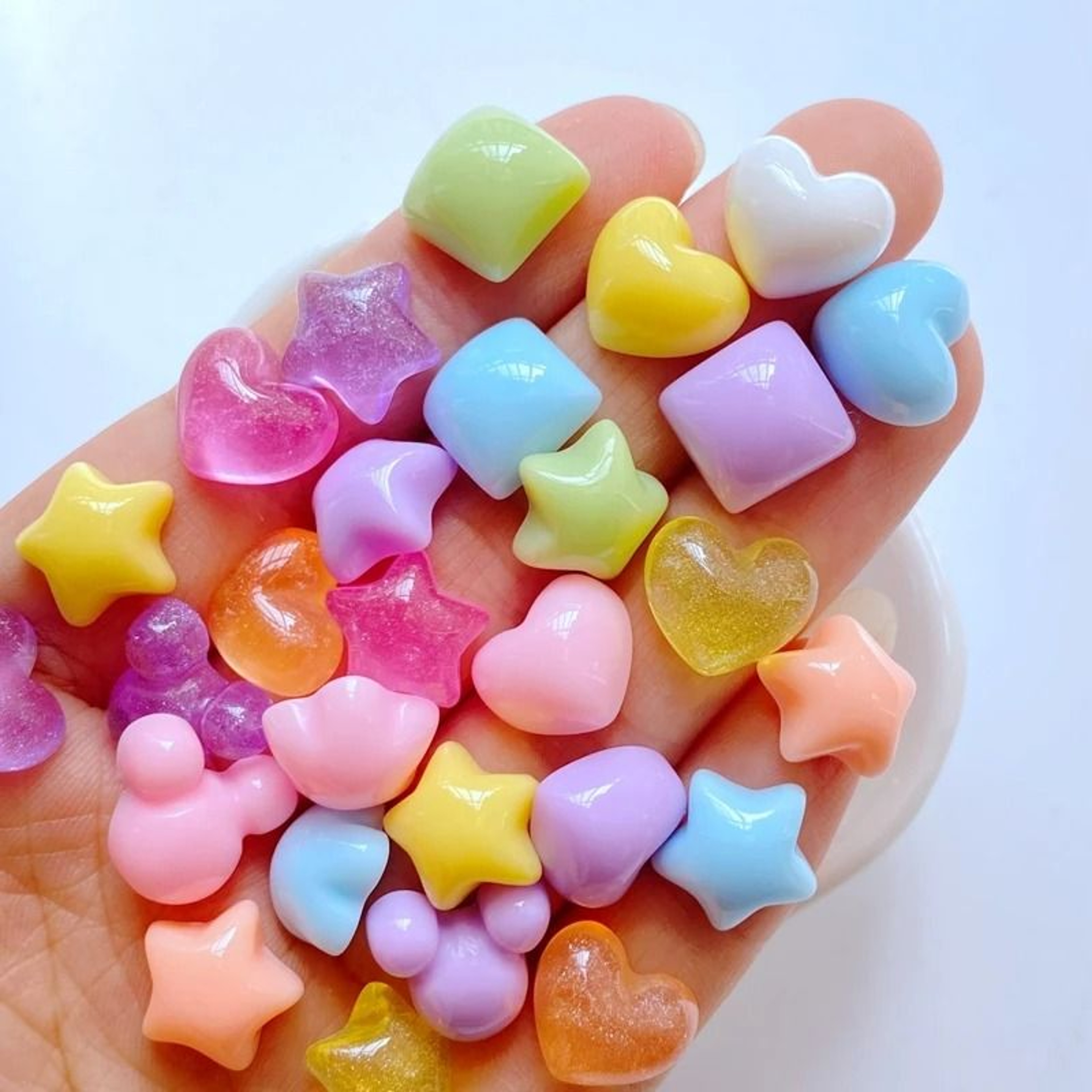 Cute Mini Resin Cabochon Shapes For Jewelry Crafts Scrapbooks And DIY Decorations Set 9