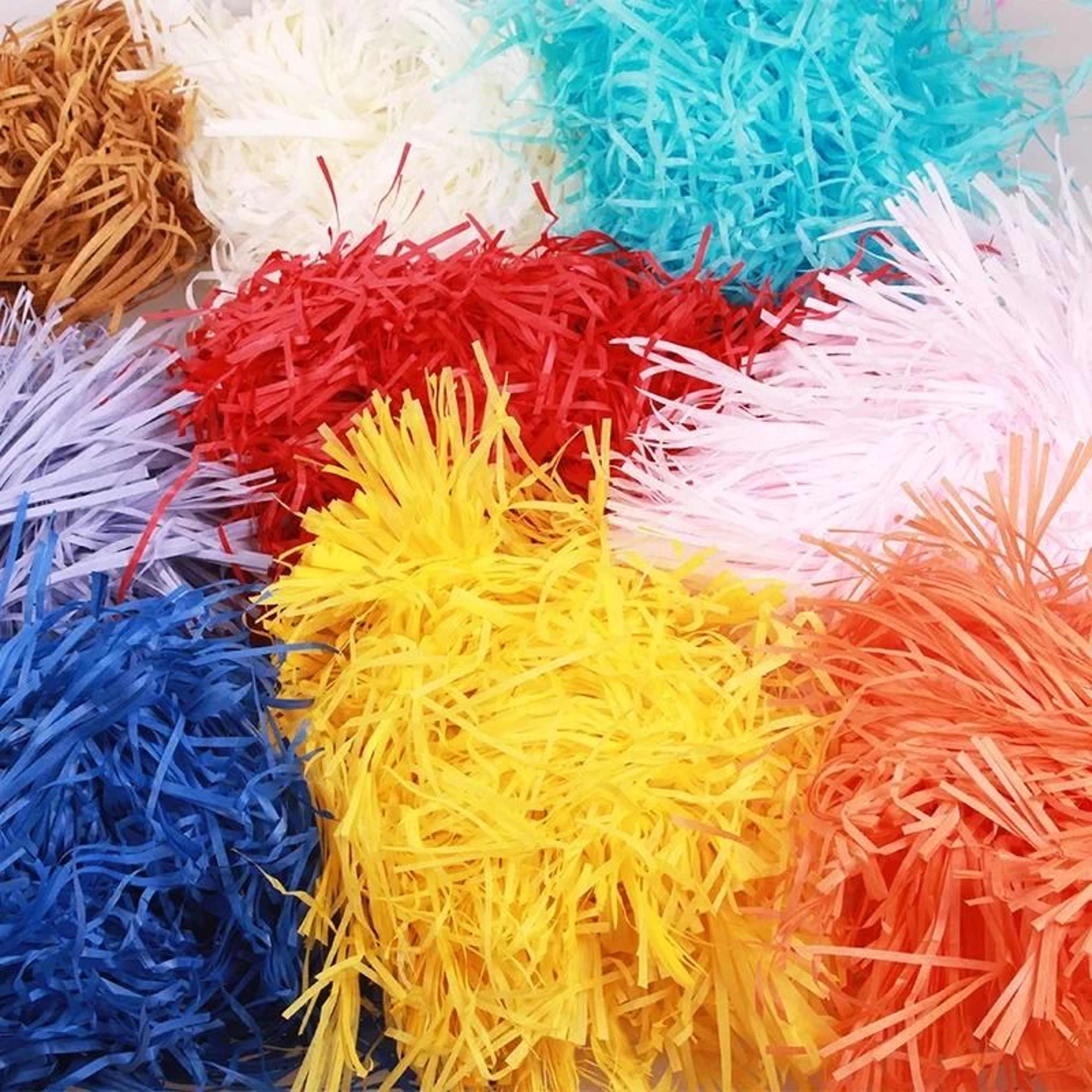 Multicolored Crinkle Paper Shreds For Gift Boxes Baskets Parties And Creative Packaging Projects 28