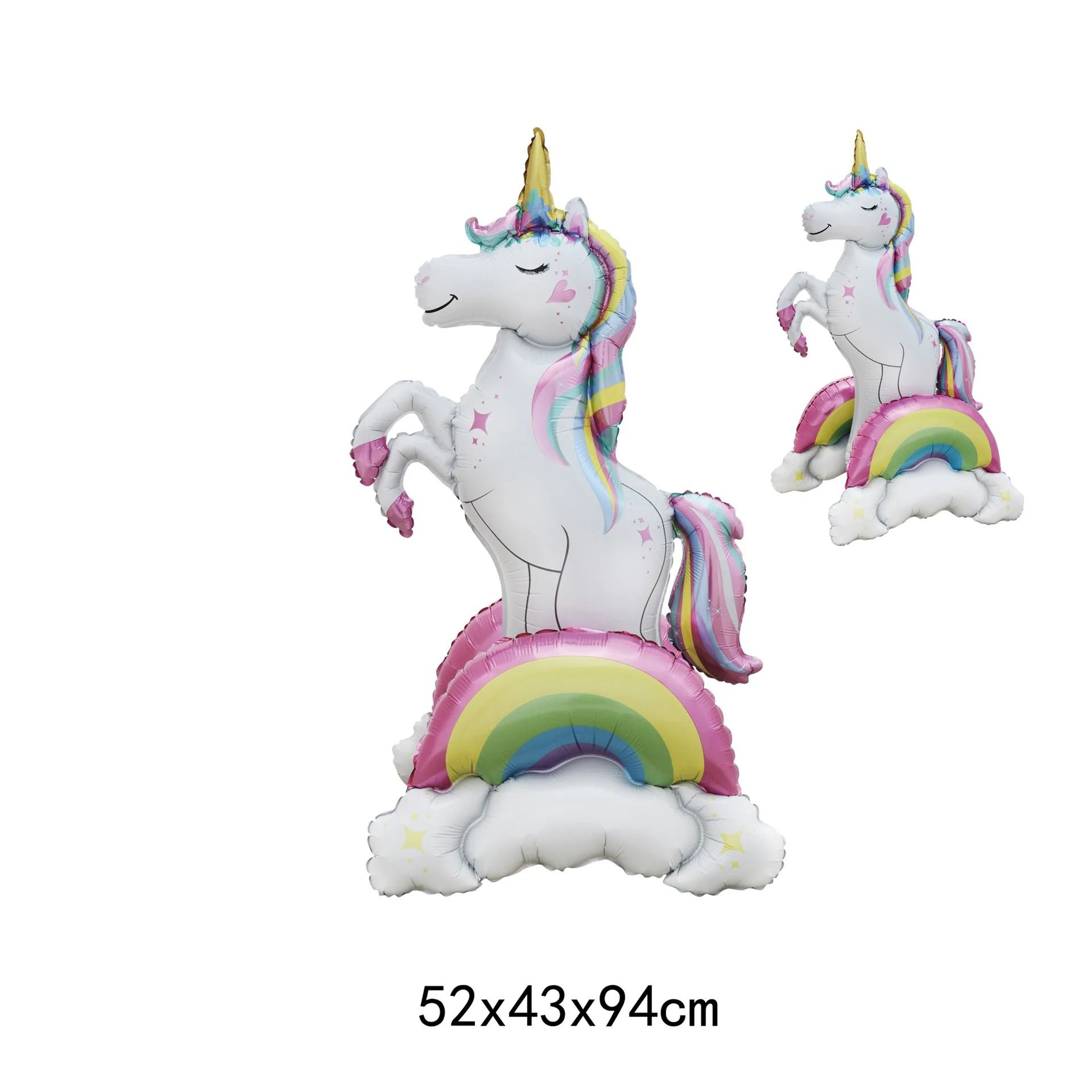 Magical Unicorn Party Banner And Standing Balloon For Dreamy Birthday Celebrations 25