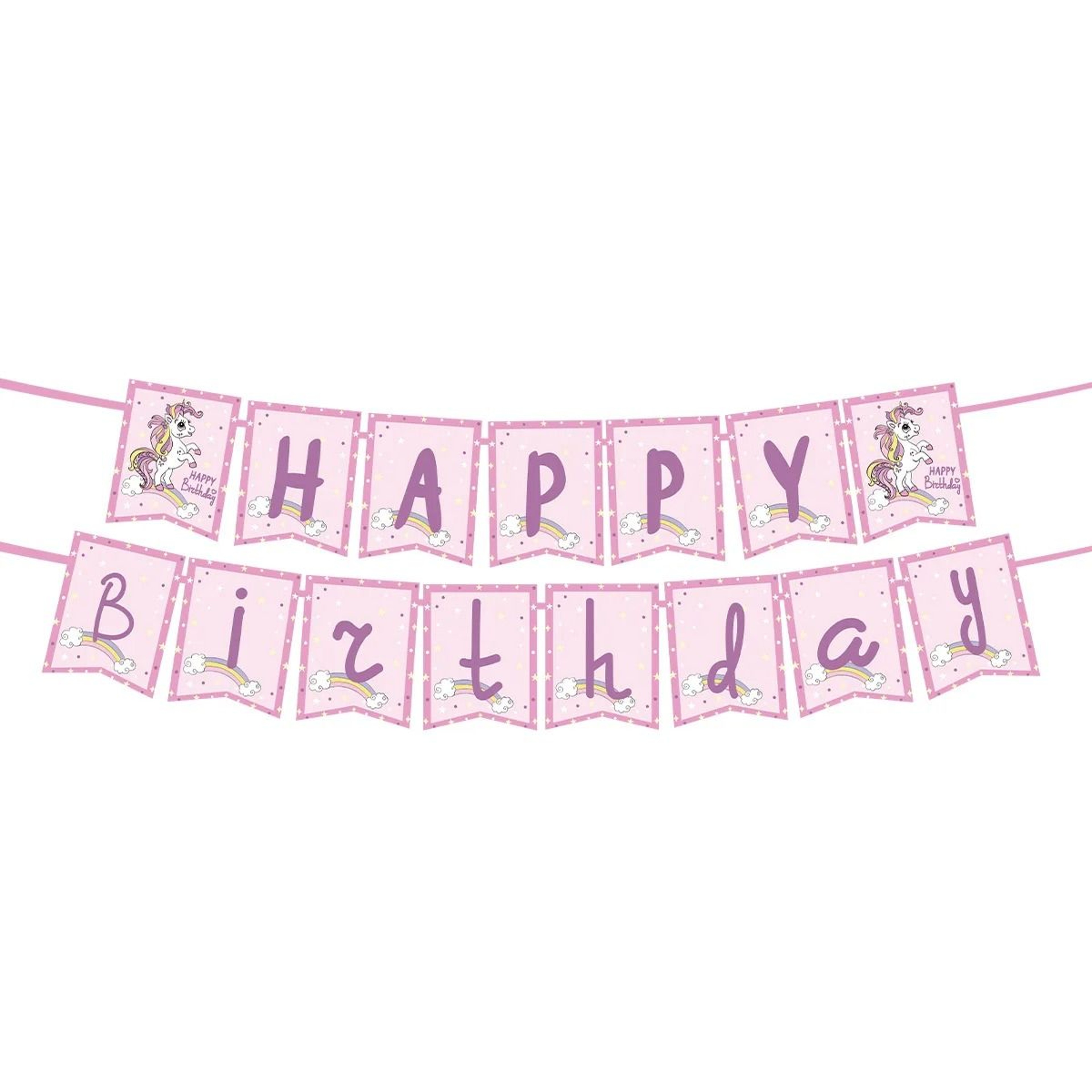 Magical Unicorn Party Banner And Standing Balloon For Dreamy Birthday Celebrations 28