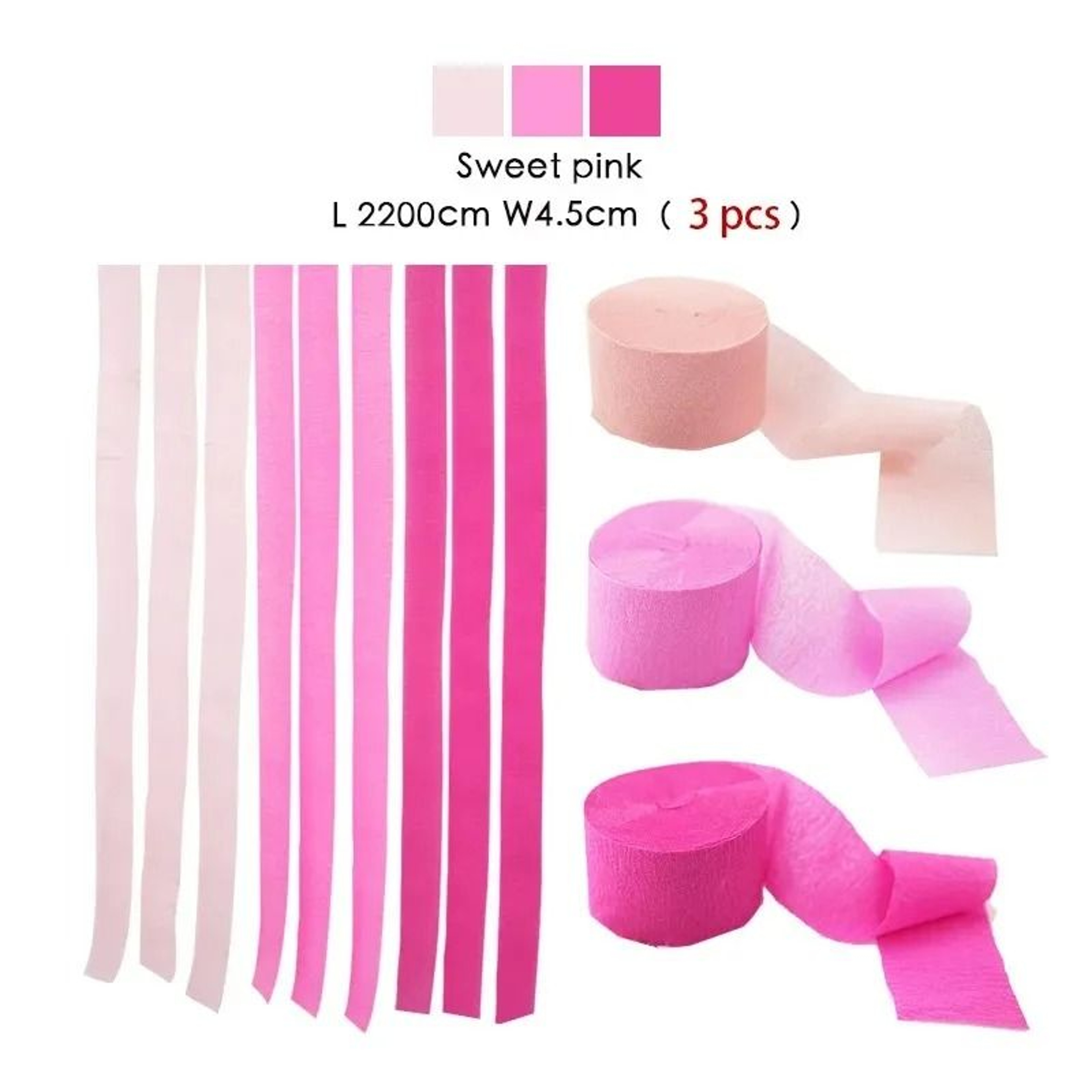 Colorful Rainbow Crepe Paper Streamers For Effortless Party Backdrop Decorating Anywhere 25