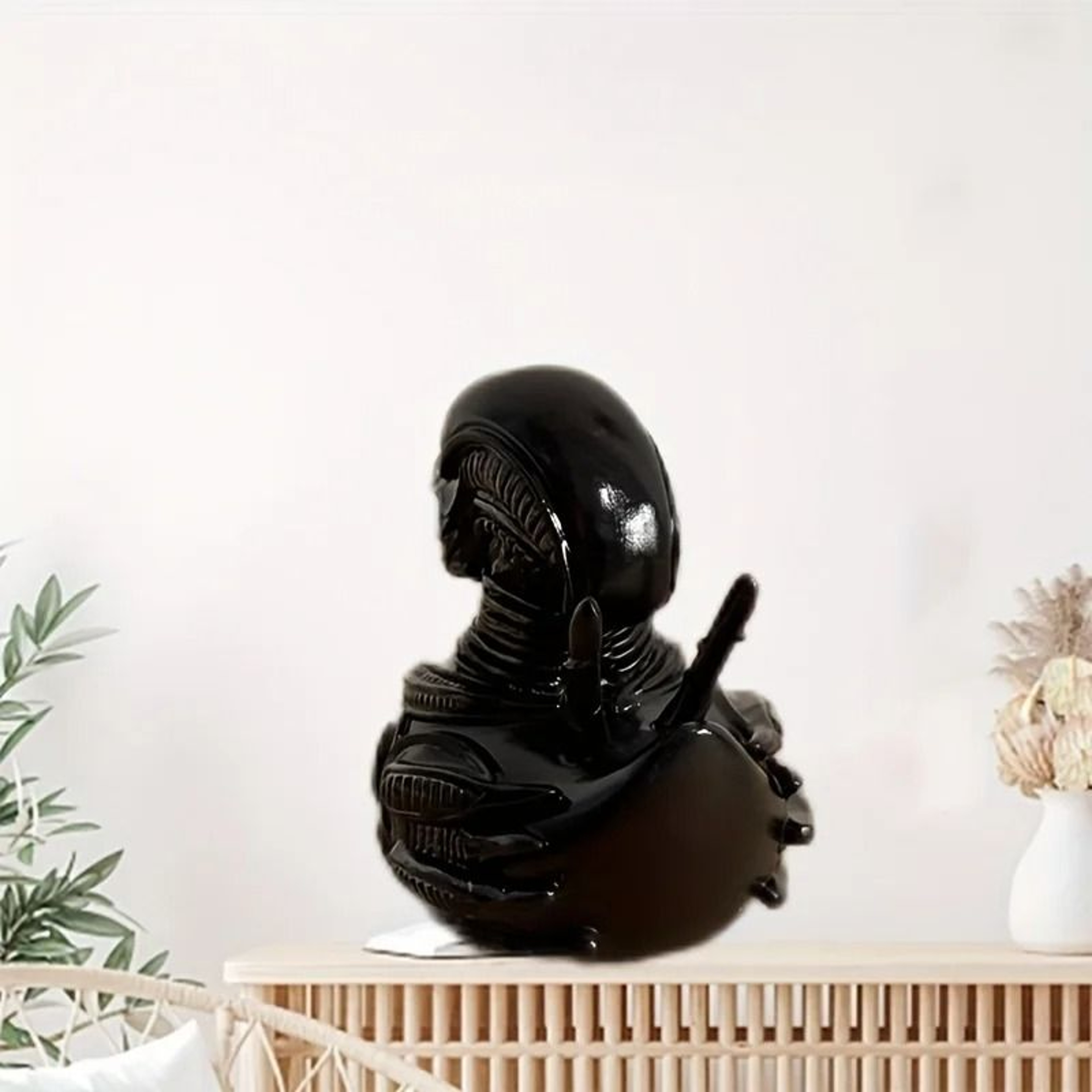 Alien Duck Resin Figurine Adds Mischievous Charm To Any Display Space 13