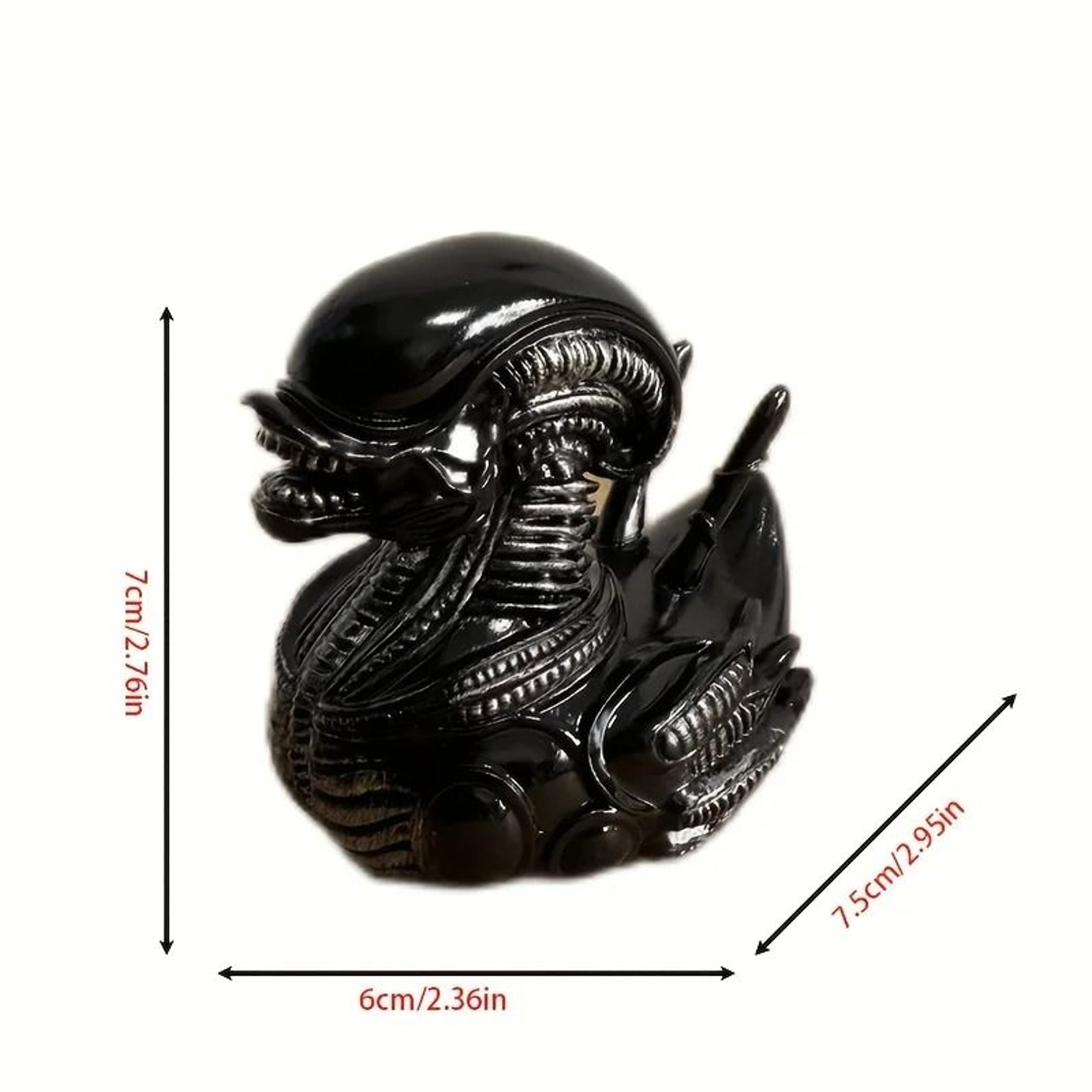 Alien Duck Resin Figurine Adds Mischievous Charm To Any Display Space 16