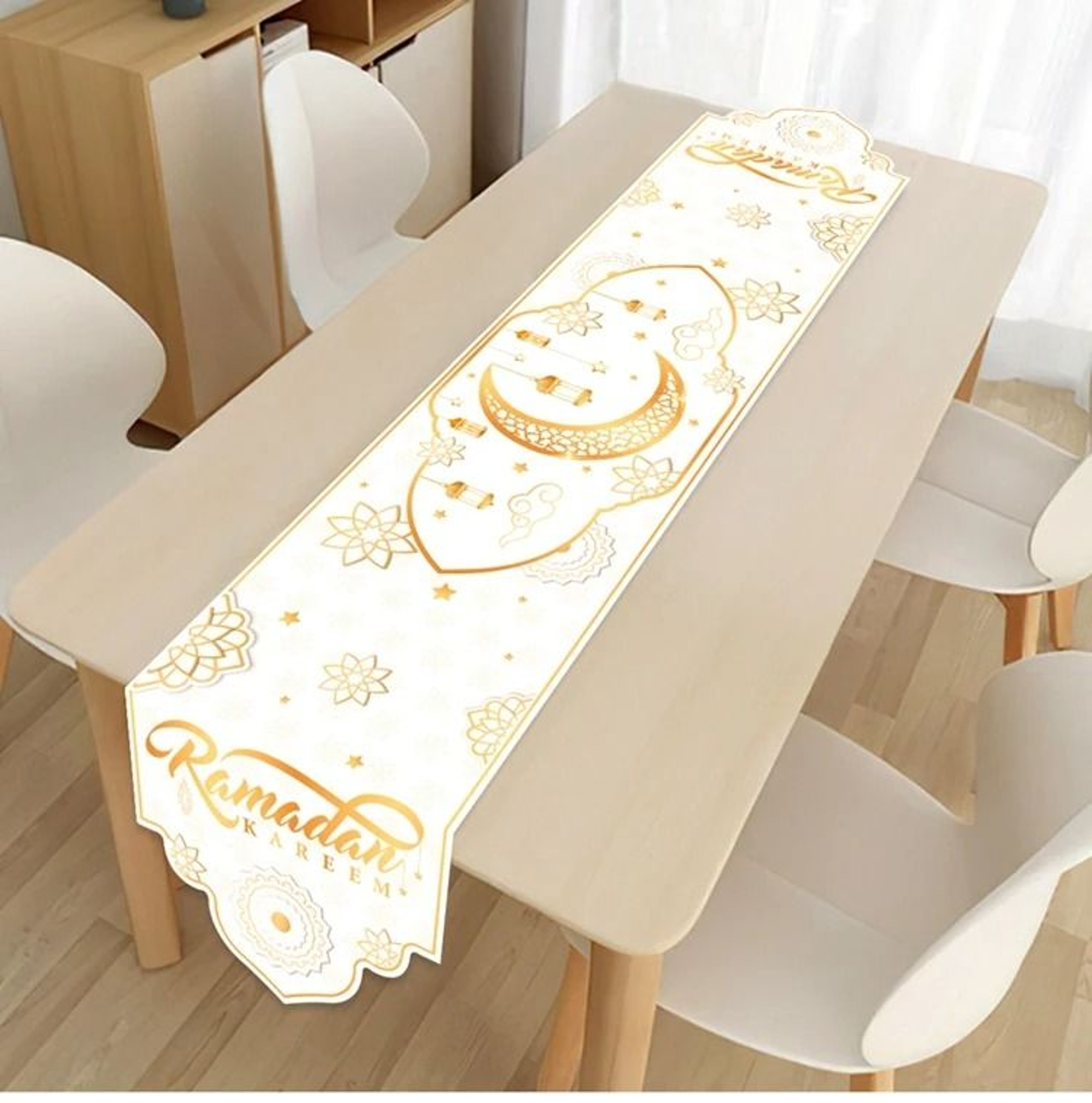 Elegant Ramadan Table Runner Brings Warmth To Every Iftar Family Gathering 2