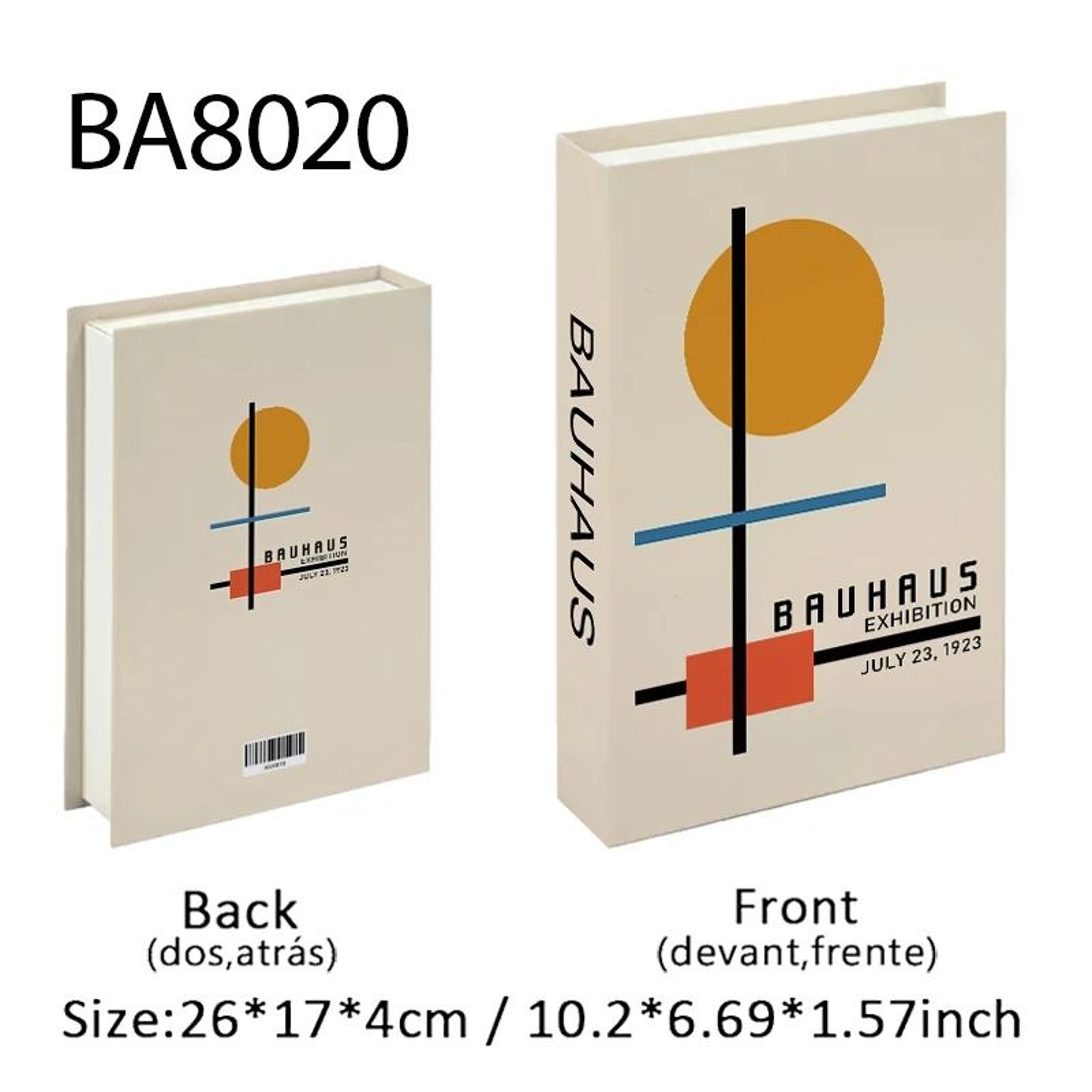 Bauhaus Decorative Book Box Hides Clutter While Styling Shelves Beautifully Effortlessly 23