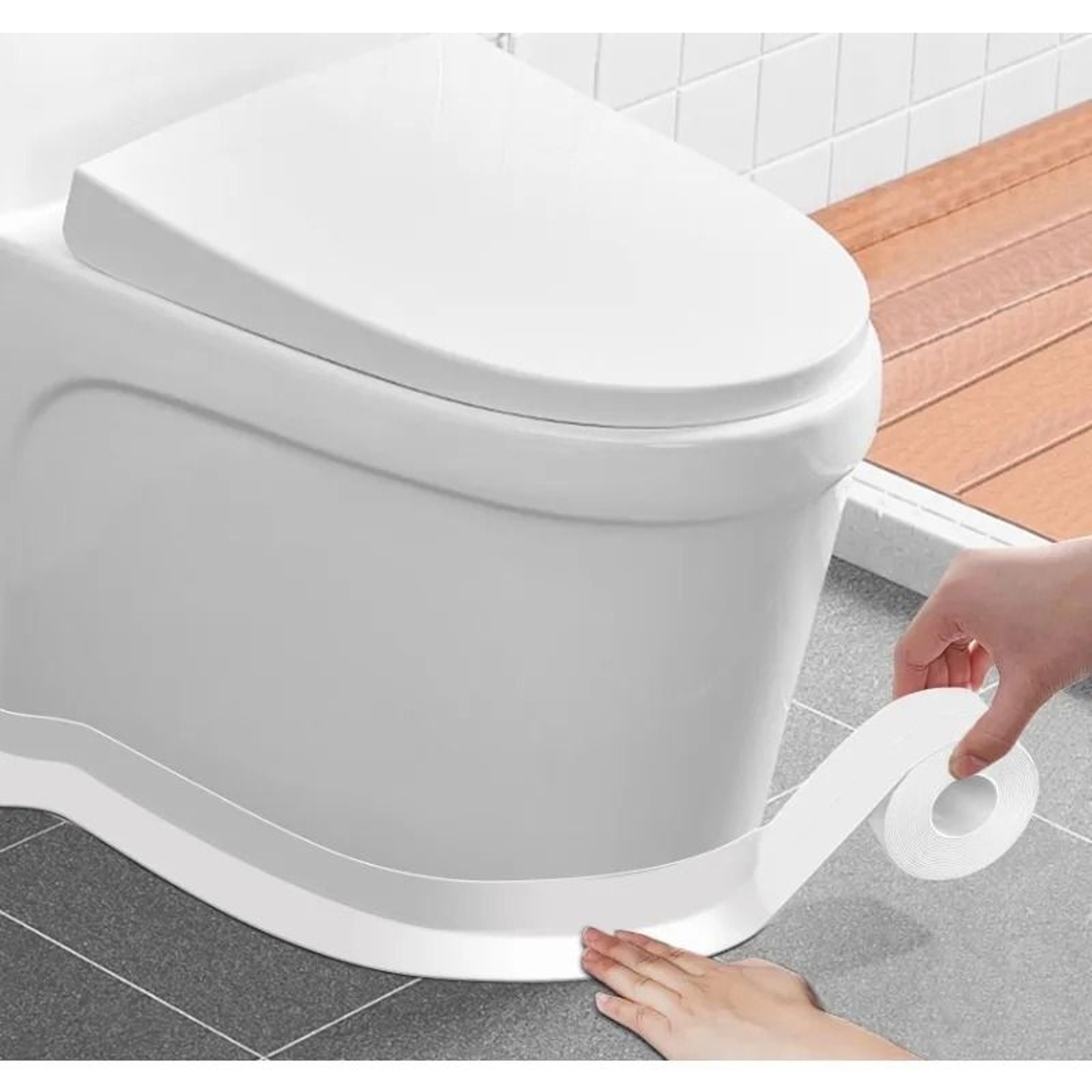 Waterproof Self Adhesive Sealing Tape Keeps Sinks Cleaner And Drier Longer 1