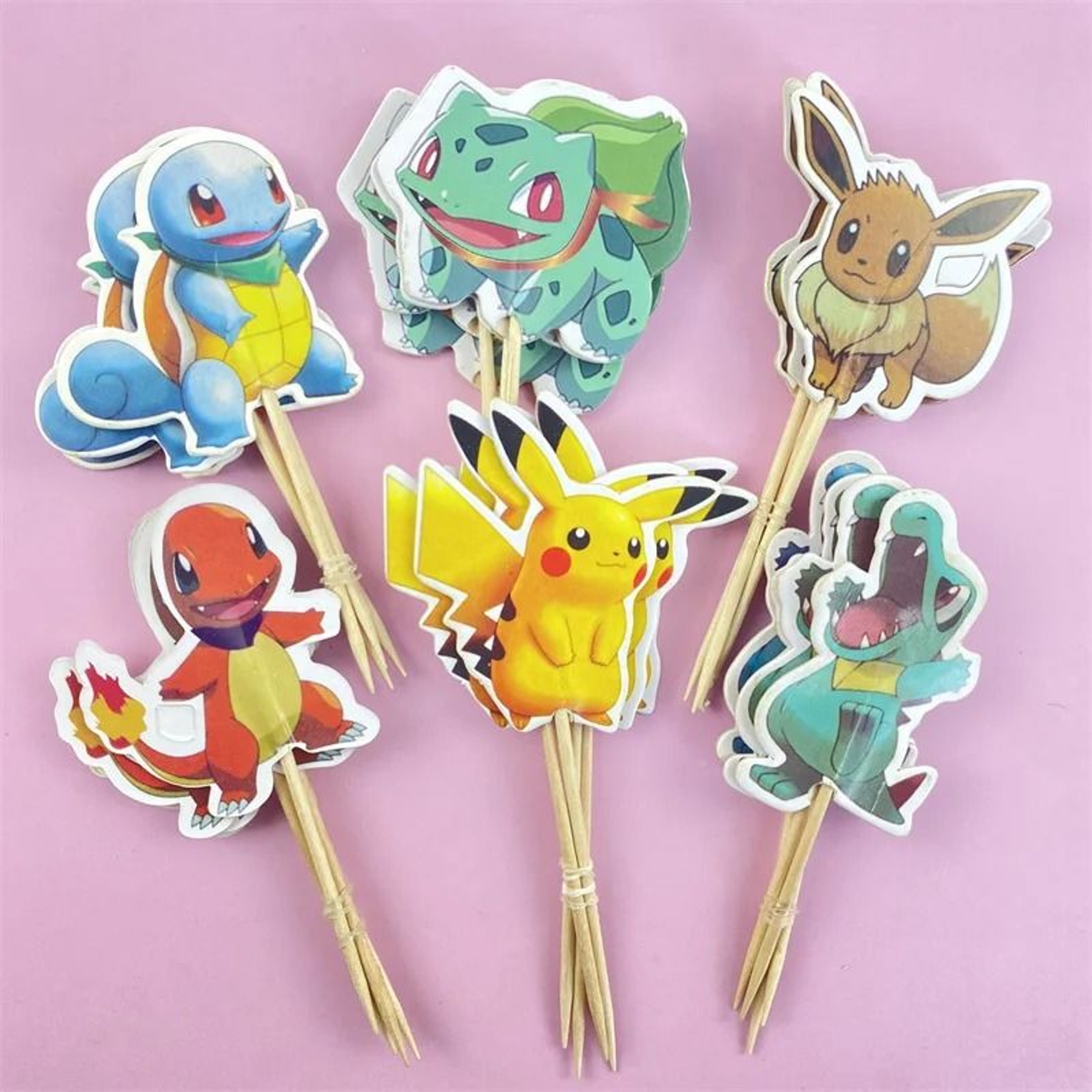 Pokemon Cake Topper Figure Set For Fun Birthday Party Cake Decorations 5