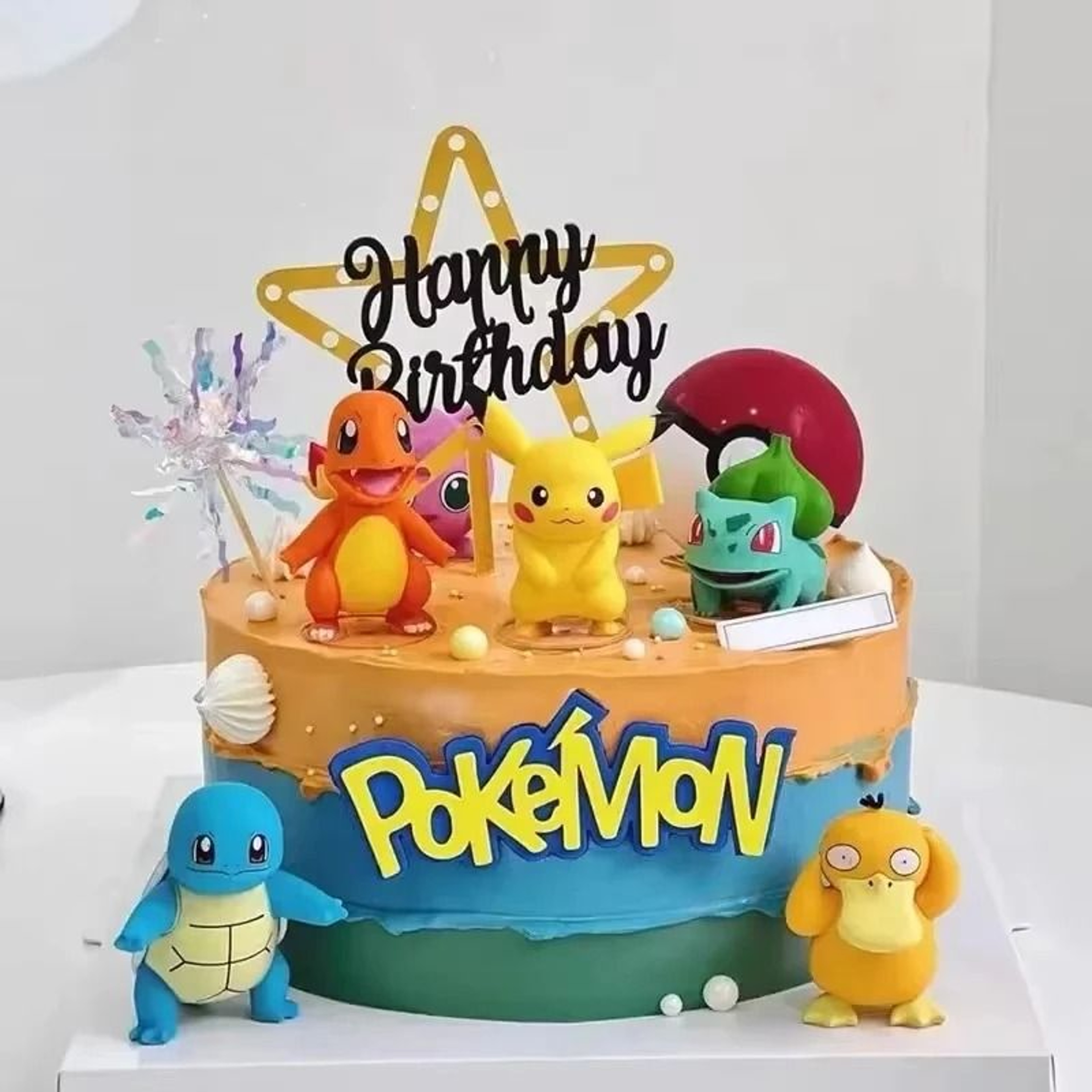 Pokemon Cake Topper Figure Set For Fun Birthday Party Cake Decorations 6
