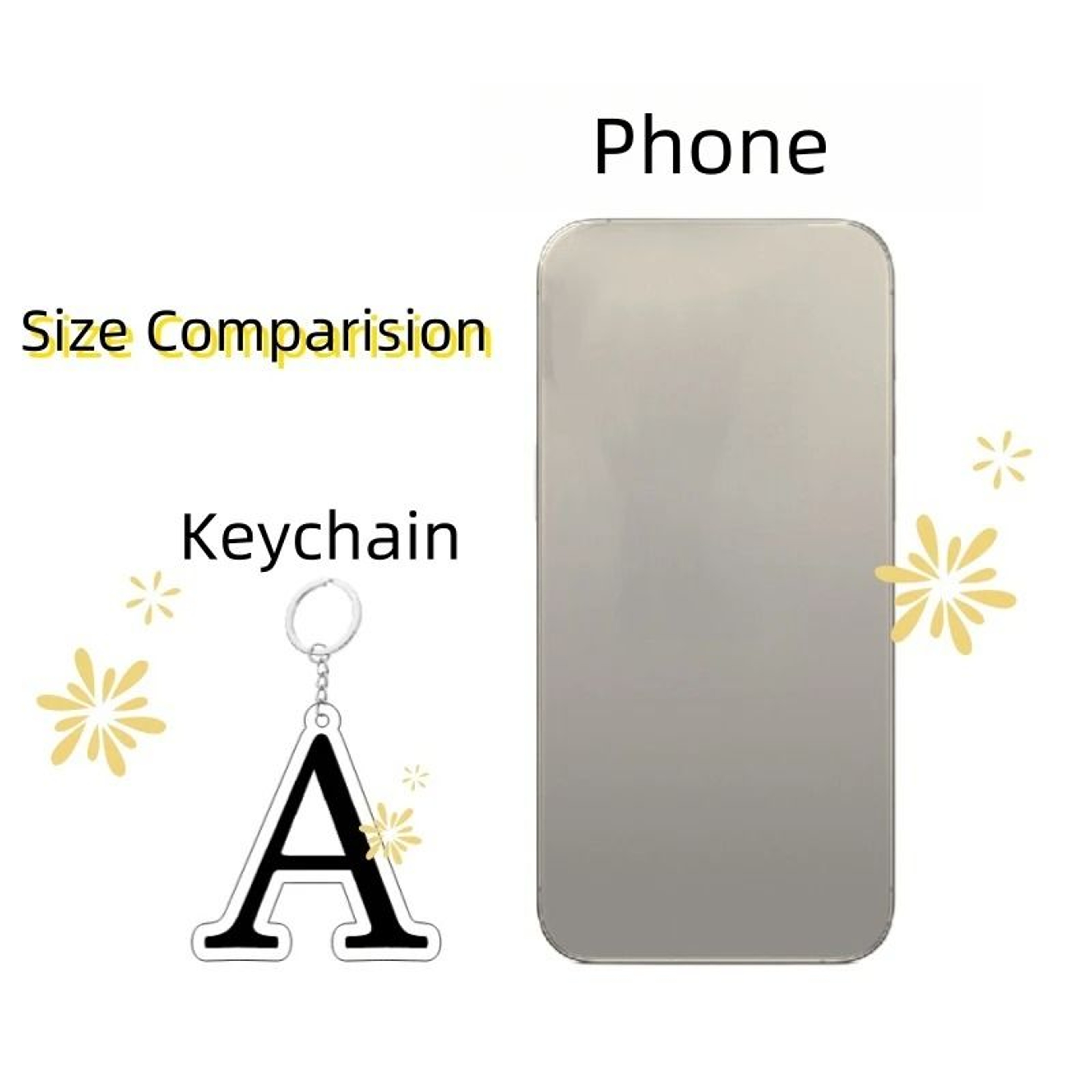 Personalized Clear Acrylic Anime Keychain For Bags Gifts And Couple Accessories 1