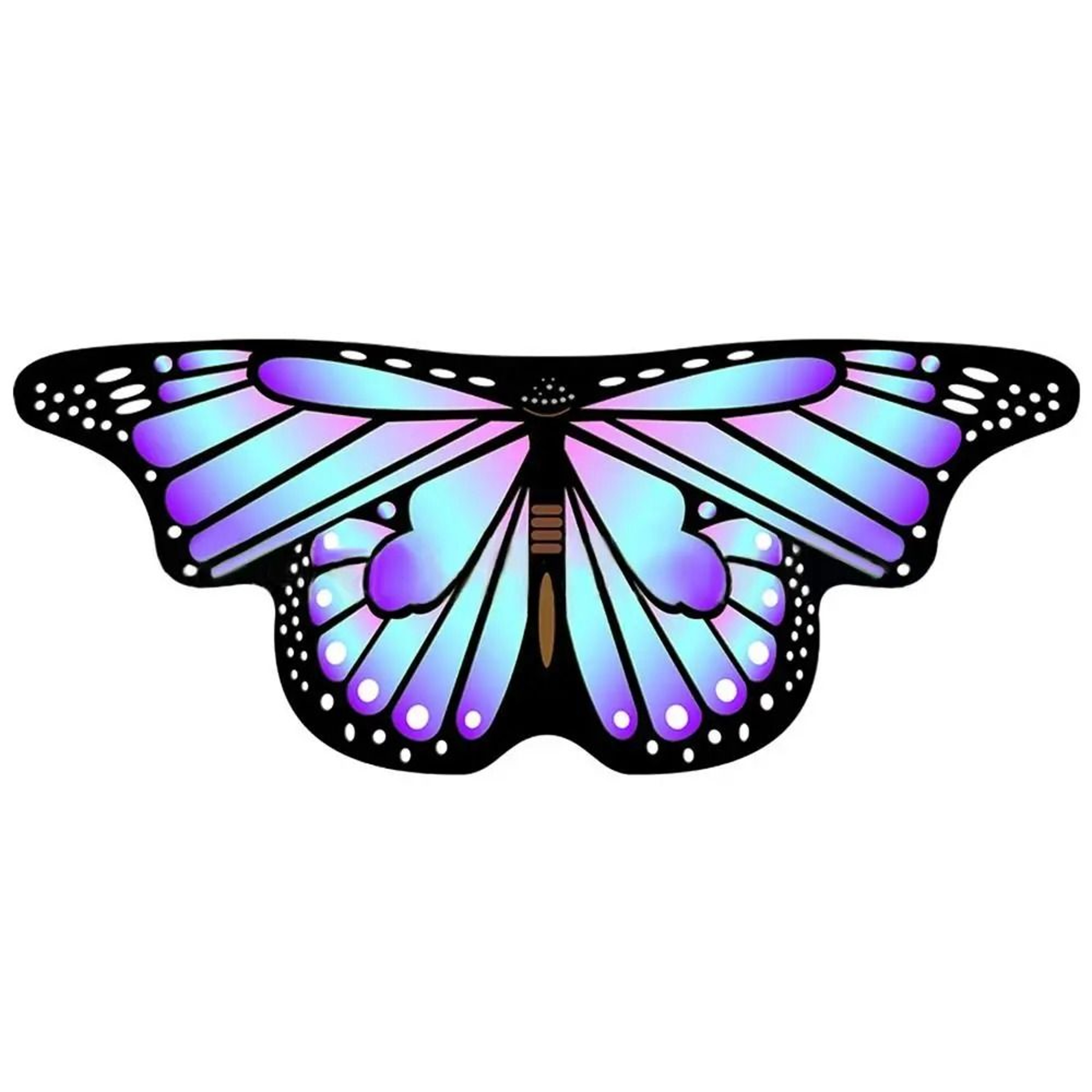 Colorful Kids Butterfly Wings Cape For Magical Fairy Dress Up Adventures 5