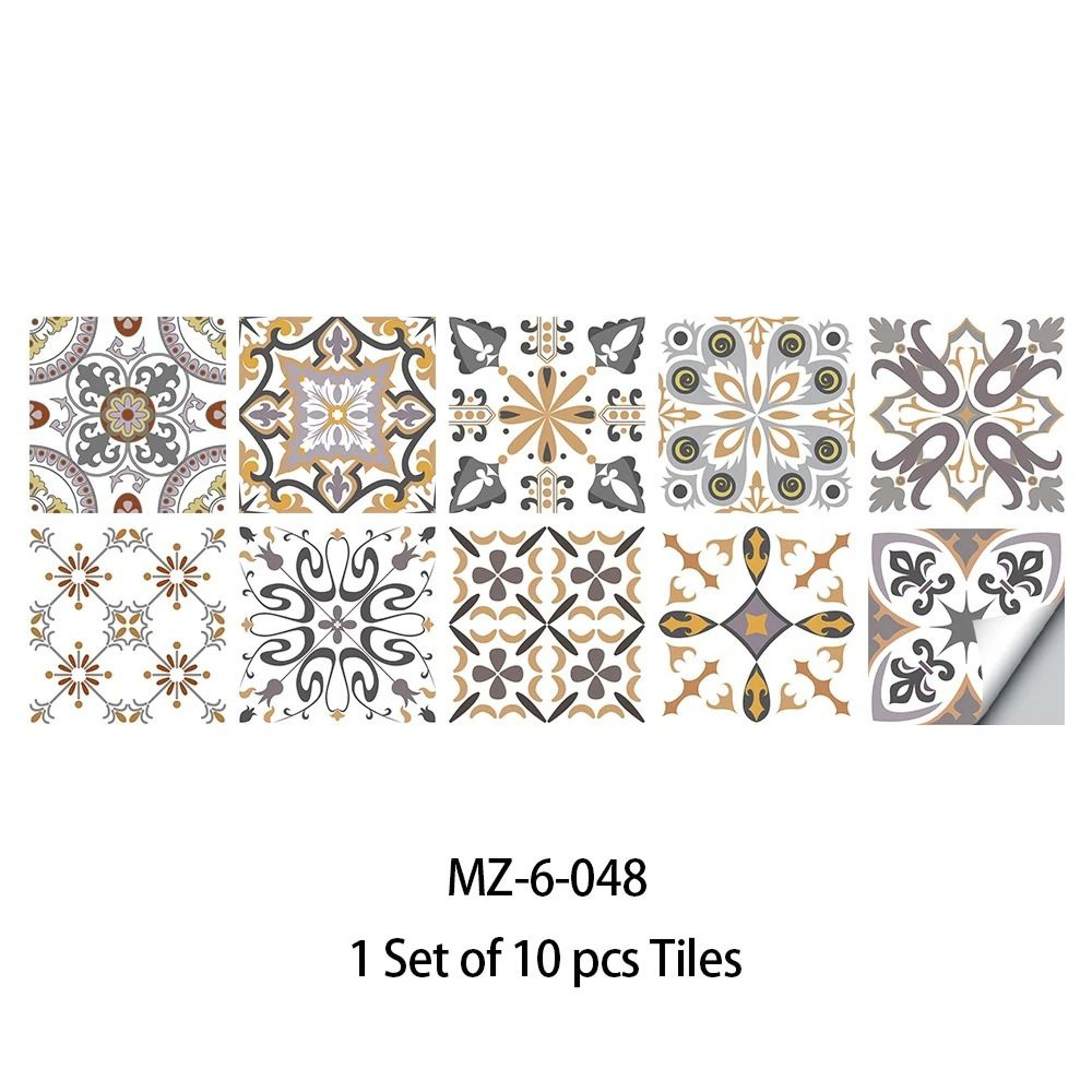 Blue Gray Matte Tile Stickers For Easy Kitchen And Floor Makeovers 10