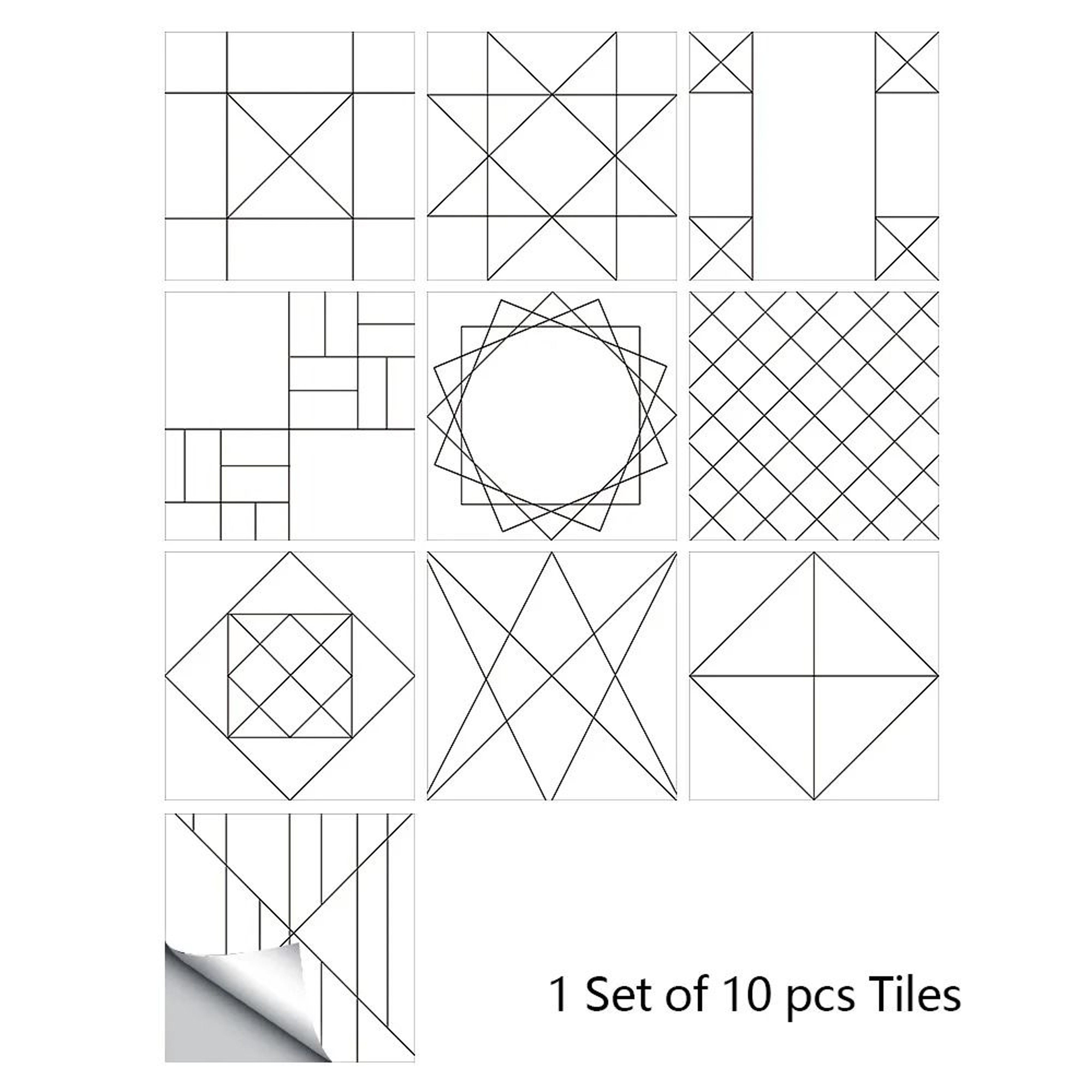 Blue Gray Matte Tile Stickers For Easy Kitchen And Floor Makeovers 17