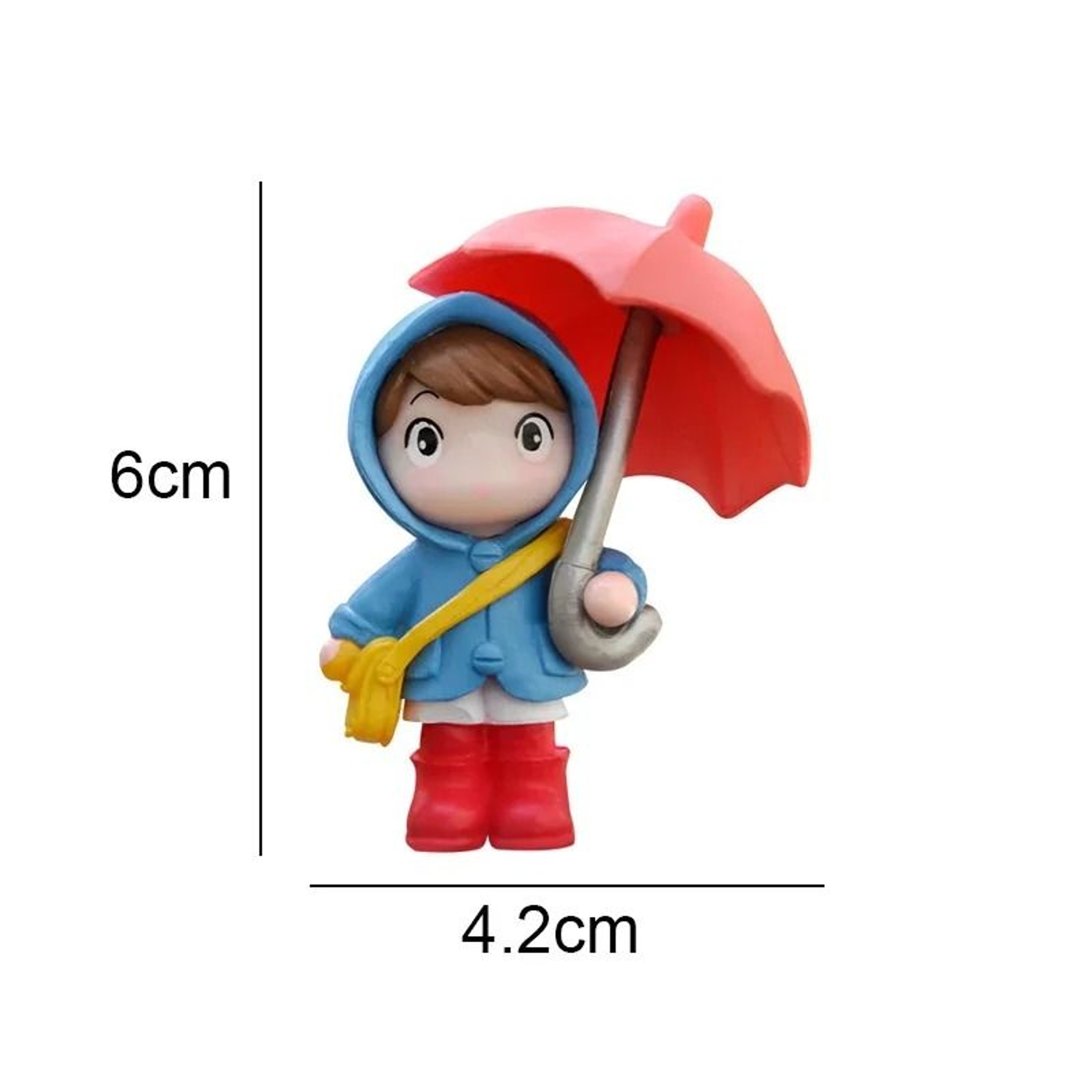 Cute Umbrella Couple Car Dashboard Figurines For Charming Interior Decor Gifts 6