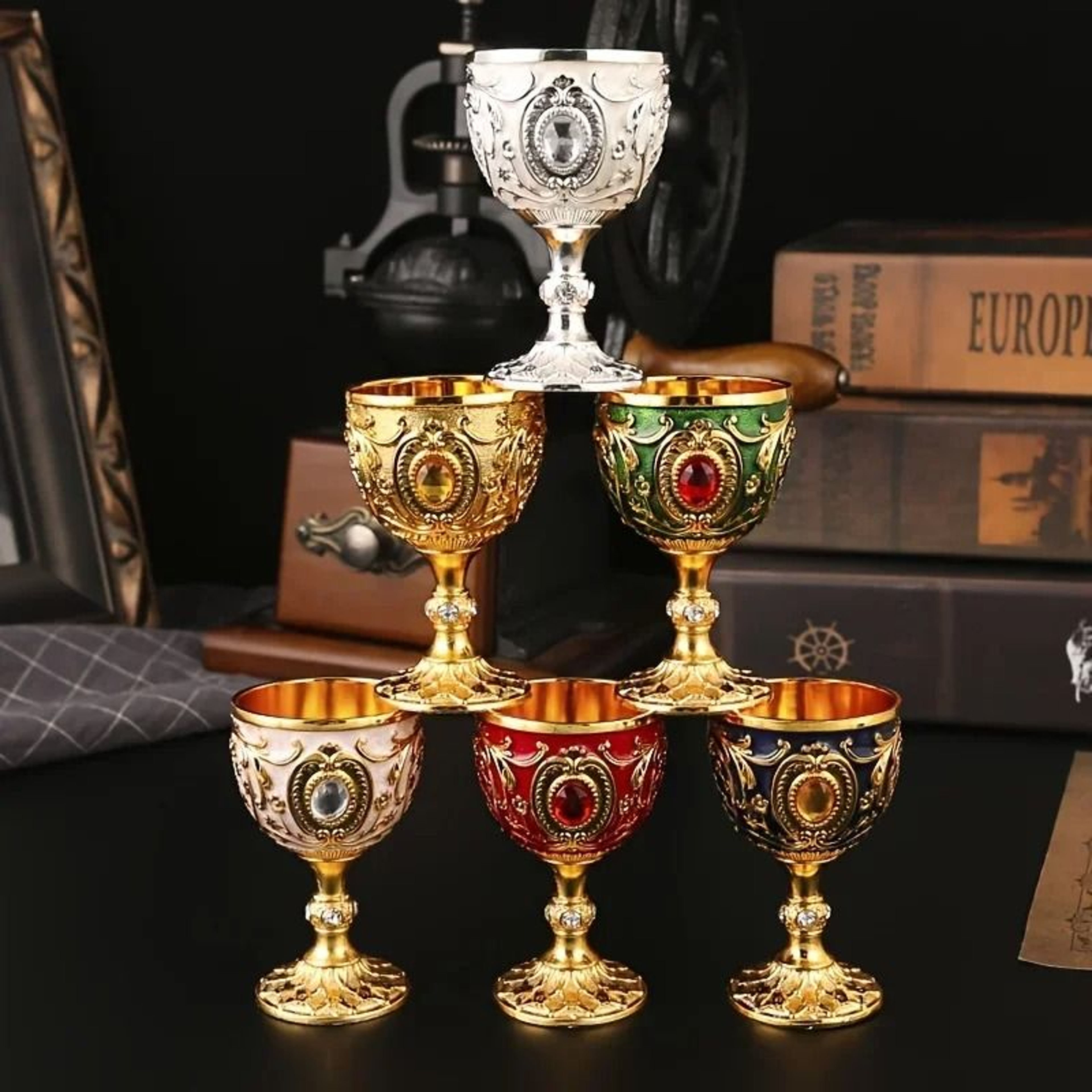 Vintage Holy Grail Medieval Goblet Brings Royal Character To Every Toast 12